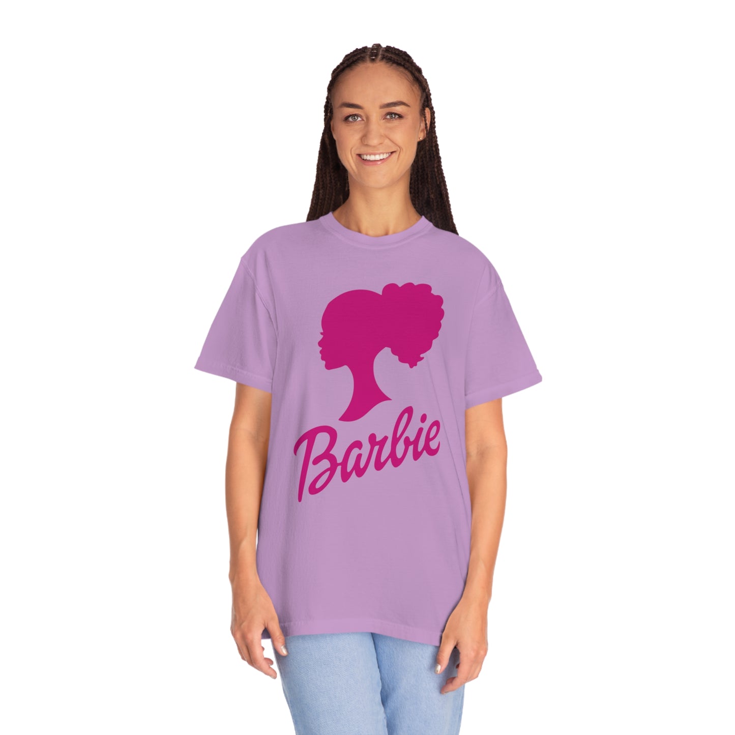 Curly Barbie Silhouette Tee