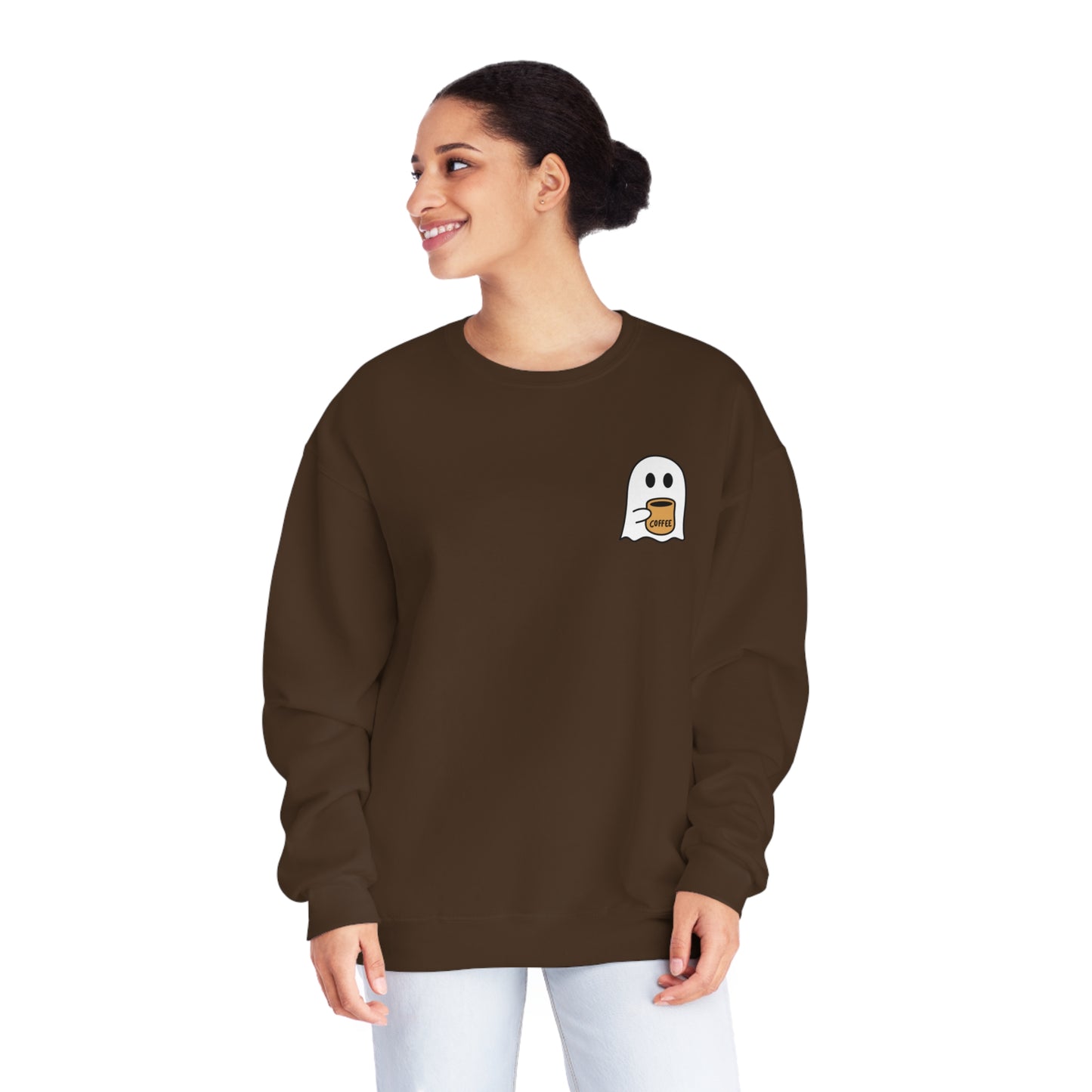 Coffee Ghost Pocket Sweatshirt