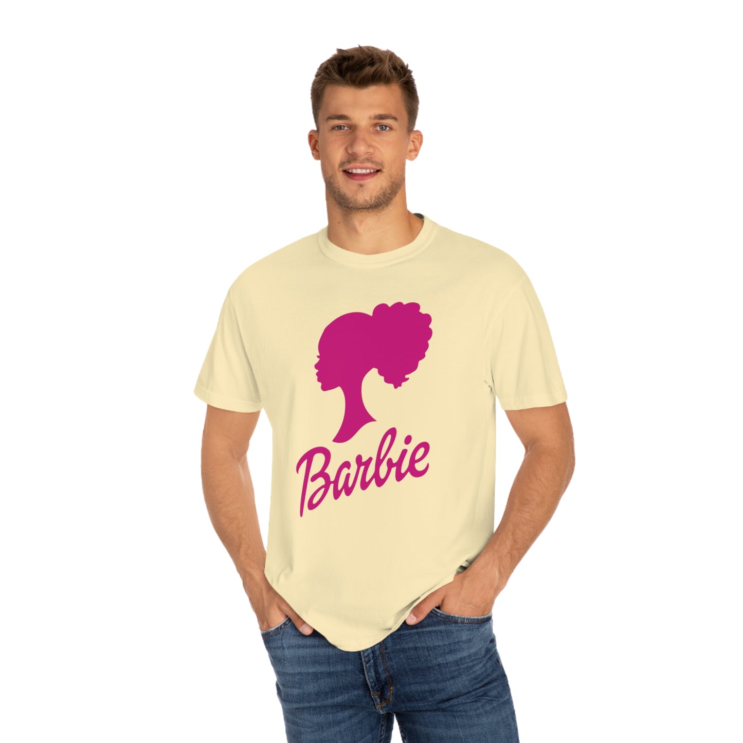 Curly Barbie Silhouette Tee