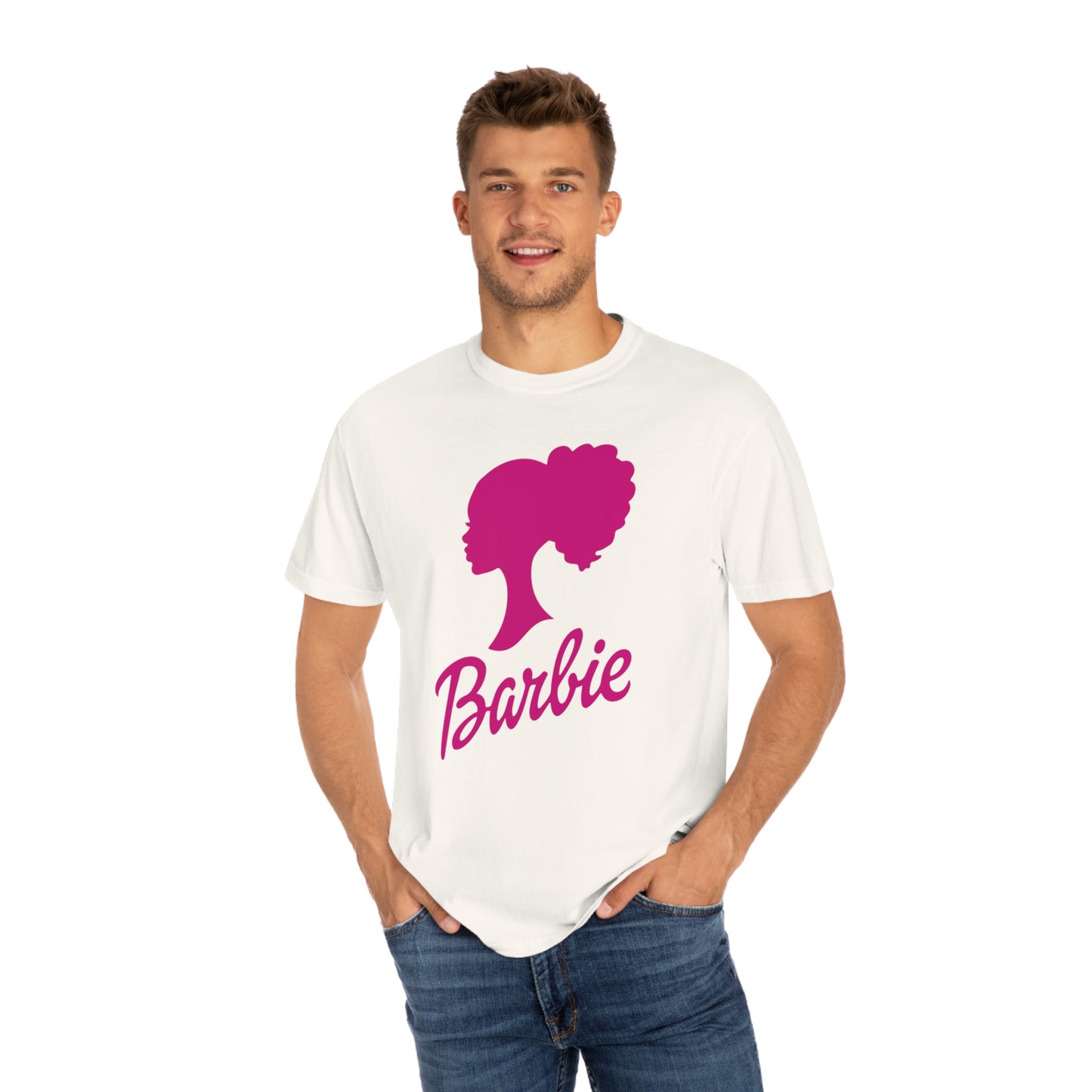Curly Barbie Silhouette Tee