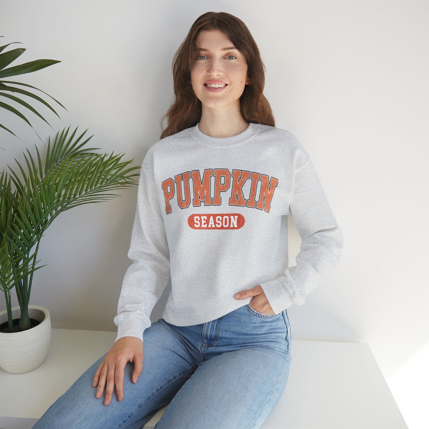 Pumpkin Season Block Sweatshirt