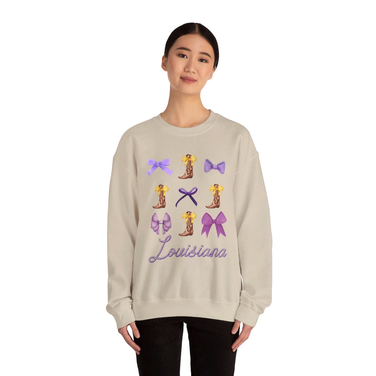Louisiana Bow Crewneck