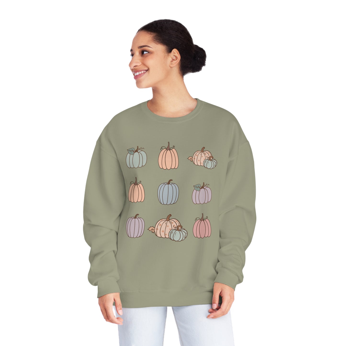 Pastel Pumpkins Sweatshirt