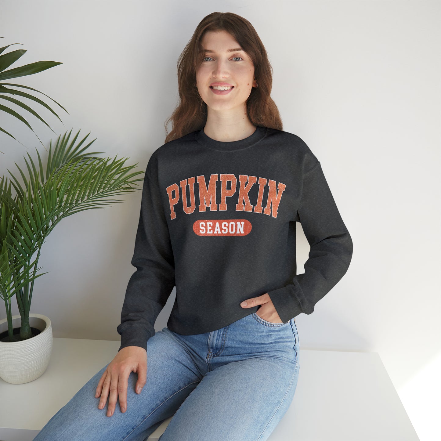 Pumpkin Season Block Sweatshirt