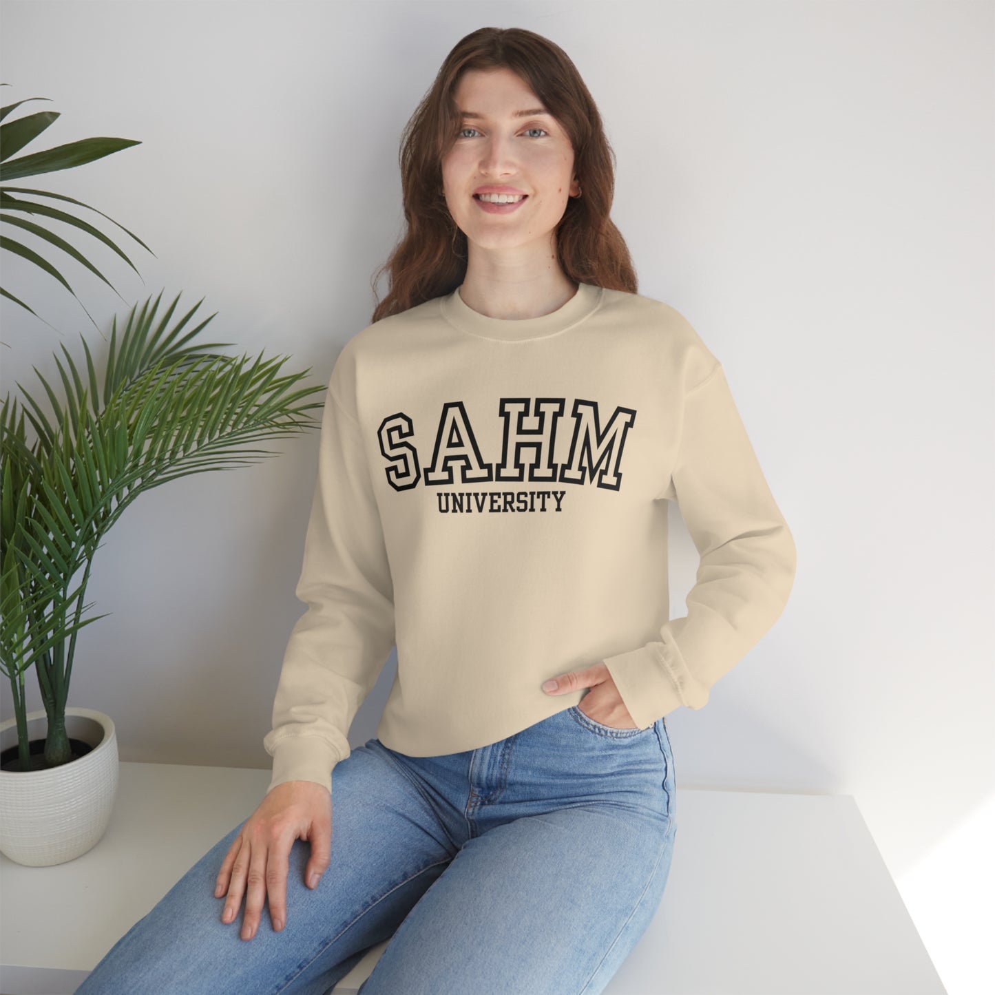 Stay At Home Mom U Sweatshirt