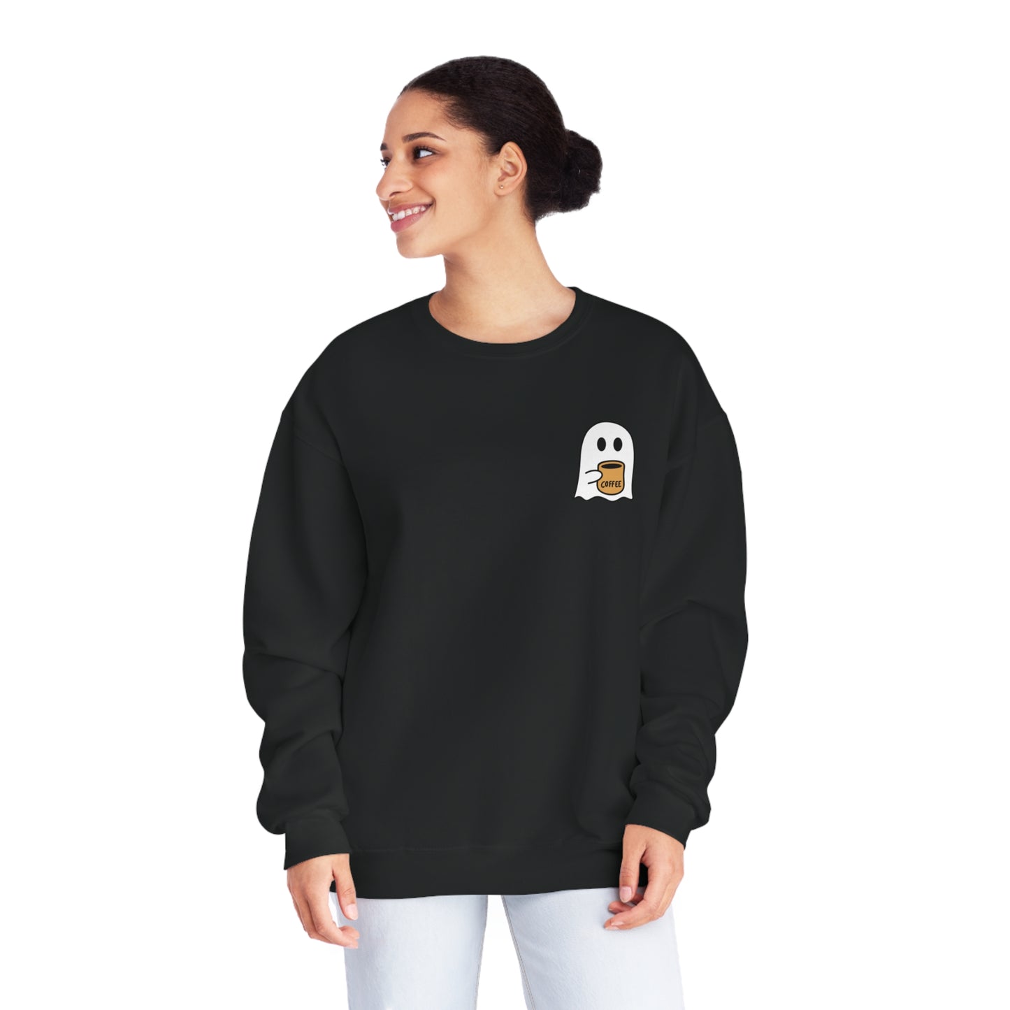 Coffee Ghost Pocket Sweatshirt
