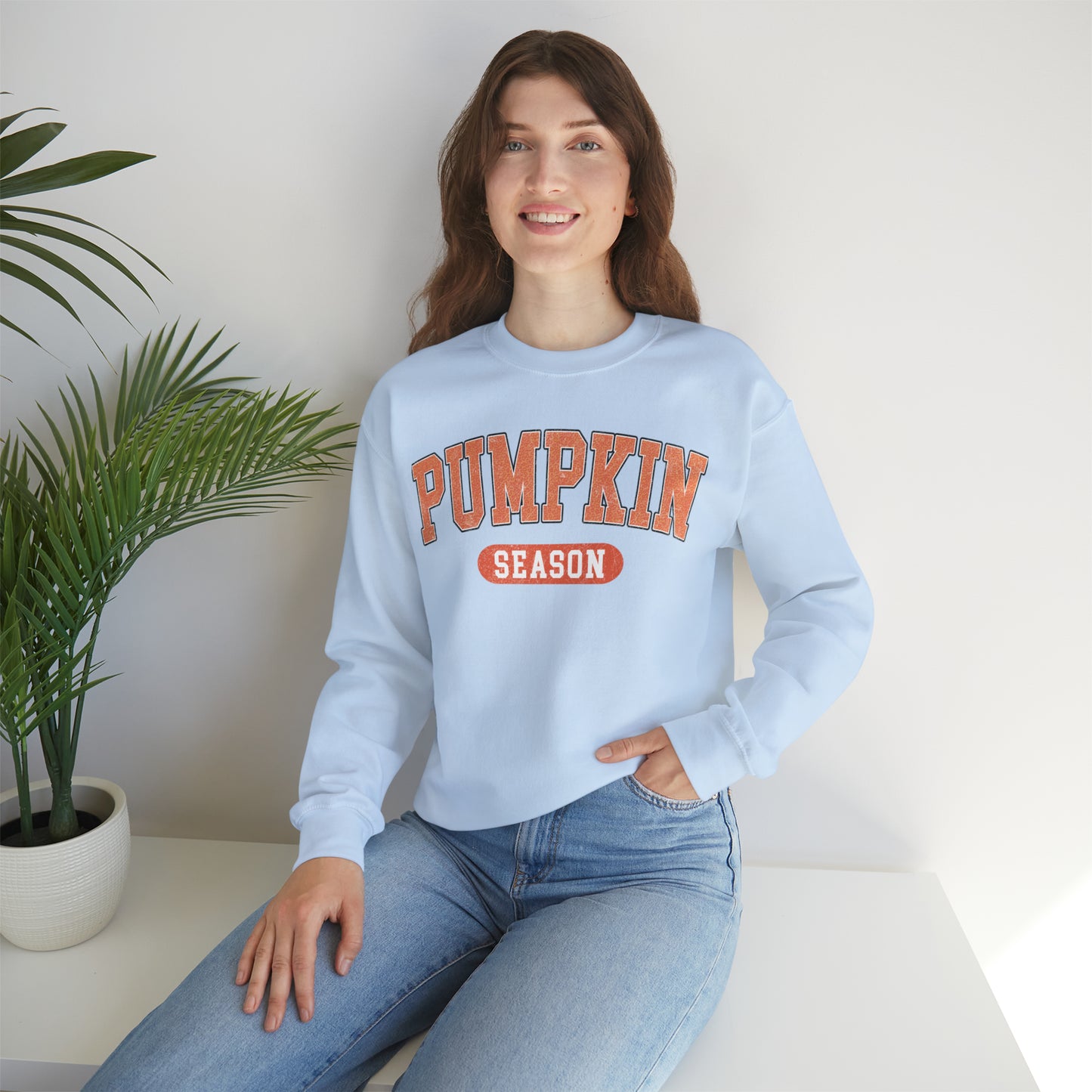 Pumpkin Season Block Sweatshirt