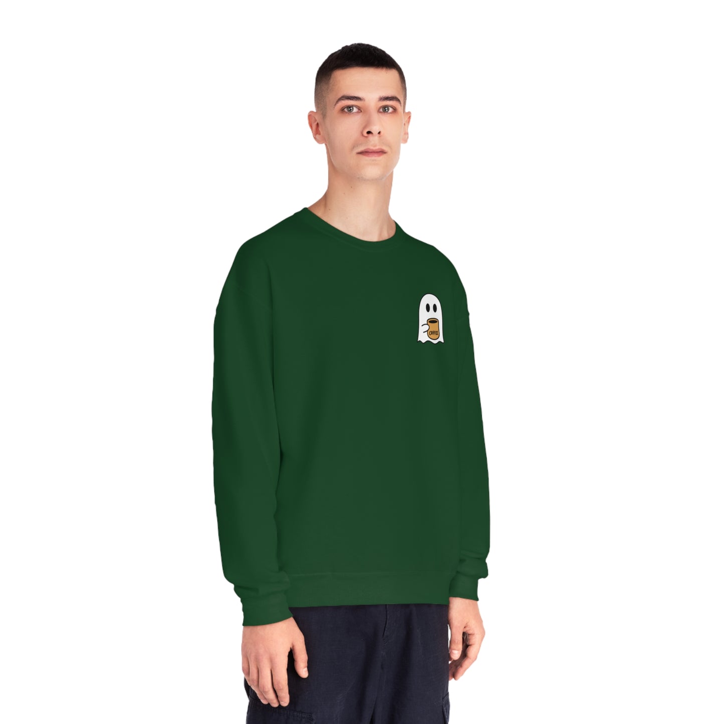Coffee Ghost Pocket Sweatshirt