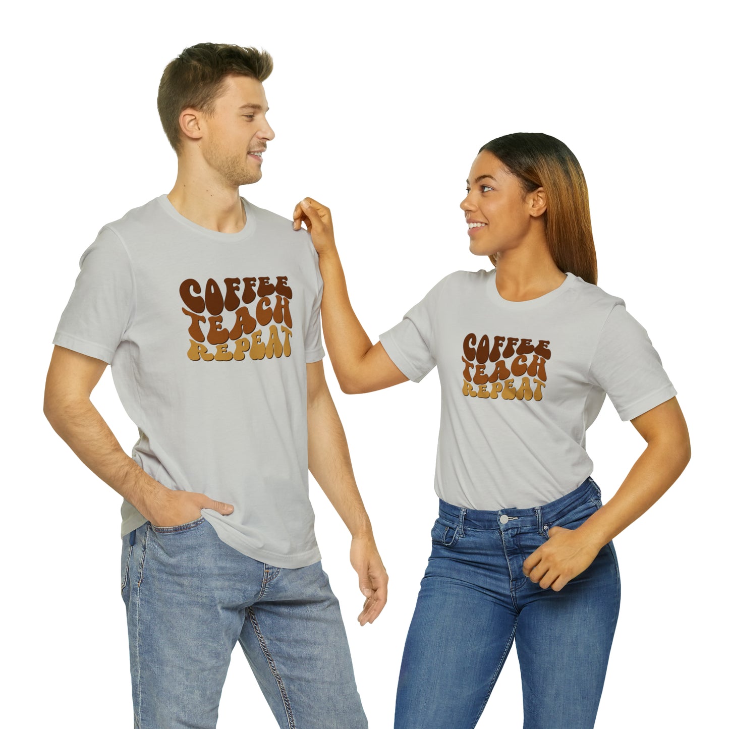 Coffee Teach Repeat Tee