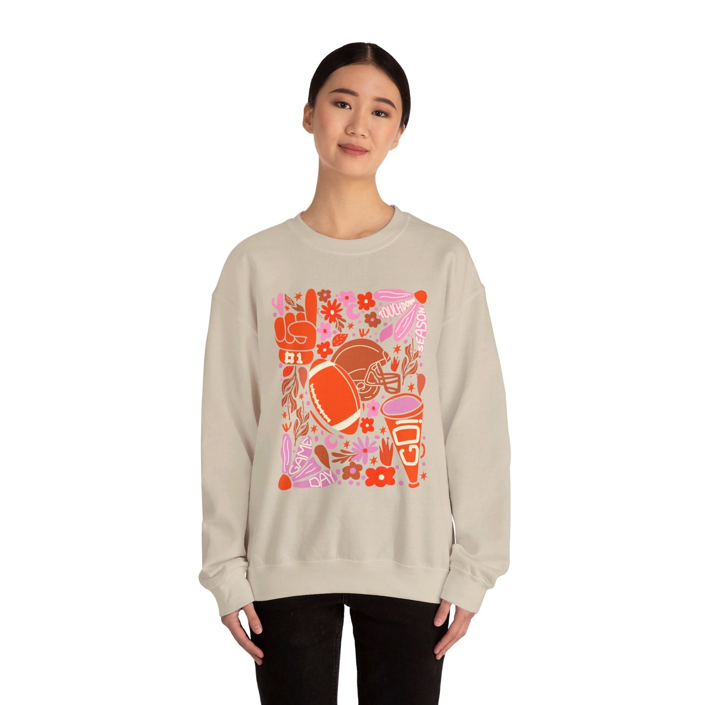 Funky Football Crewneck