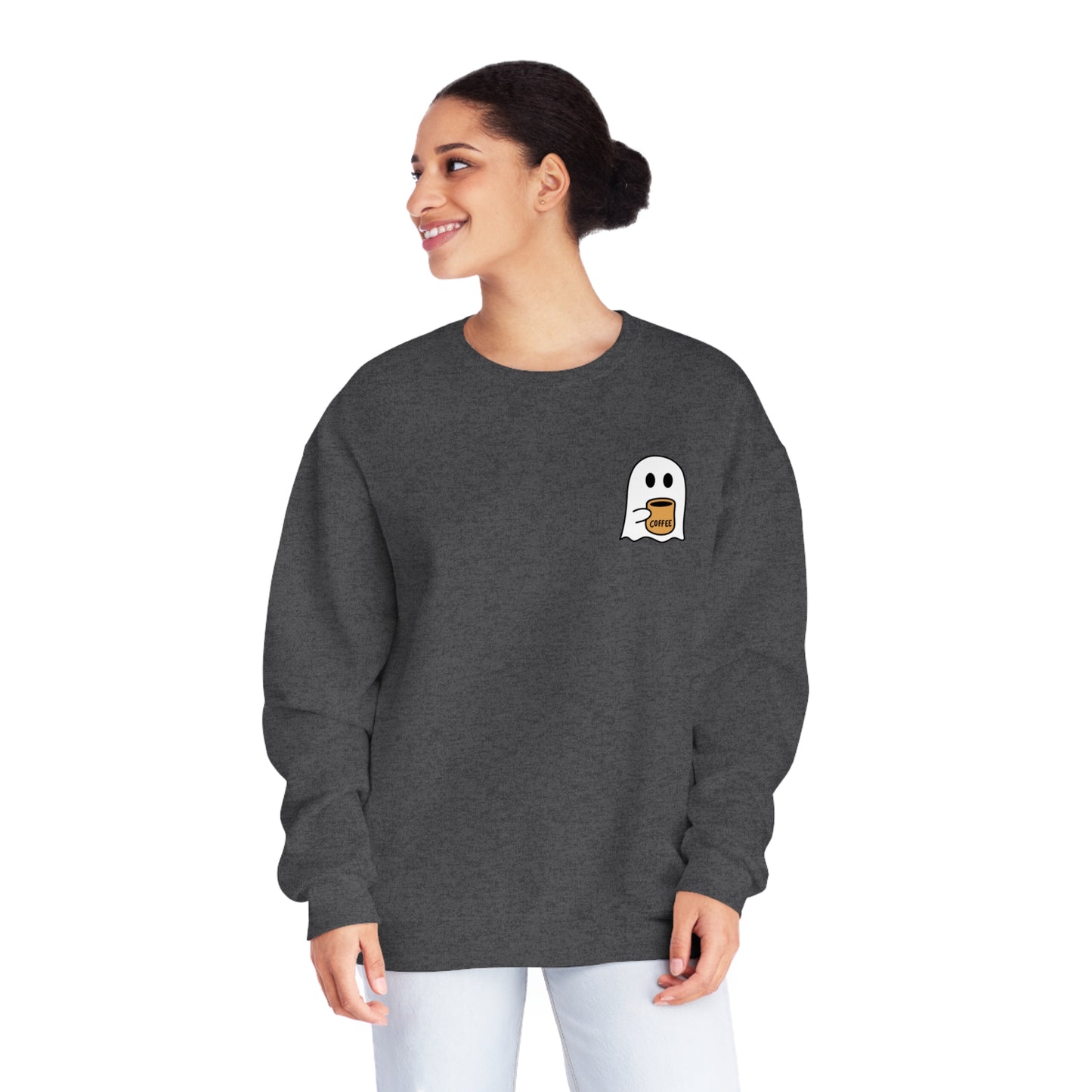 Coffee Ghost Pocket Sweatshirt