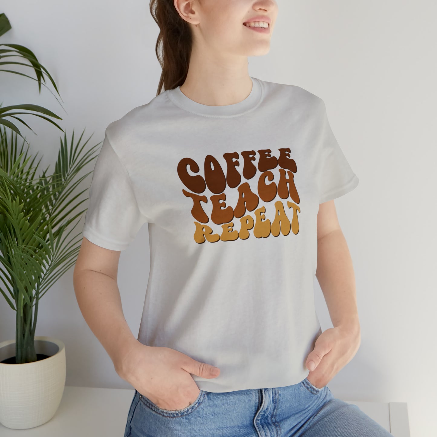 Coffee Teach Repeat Tee