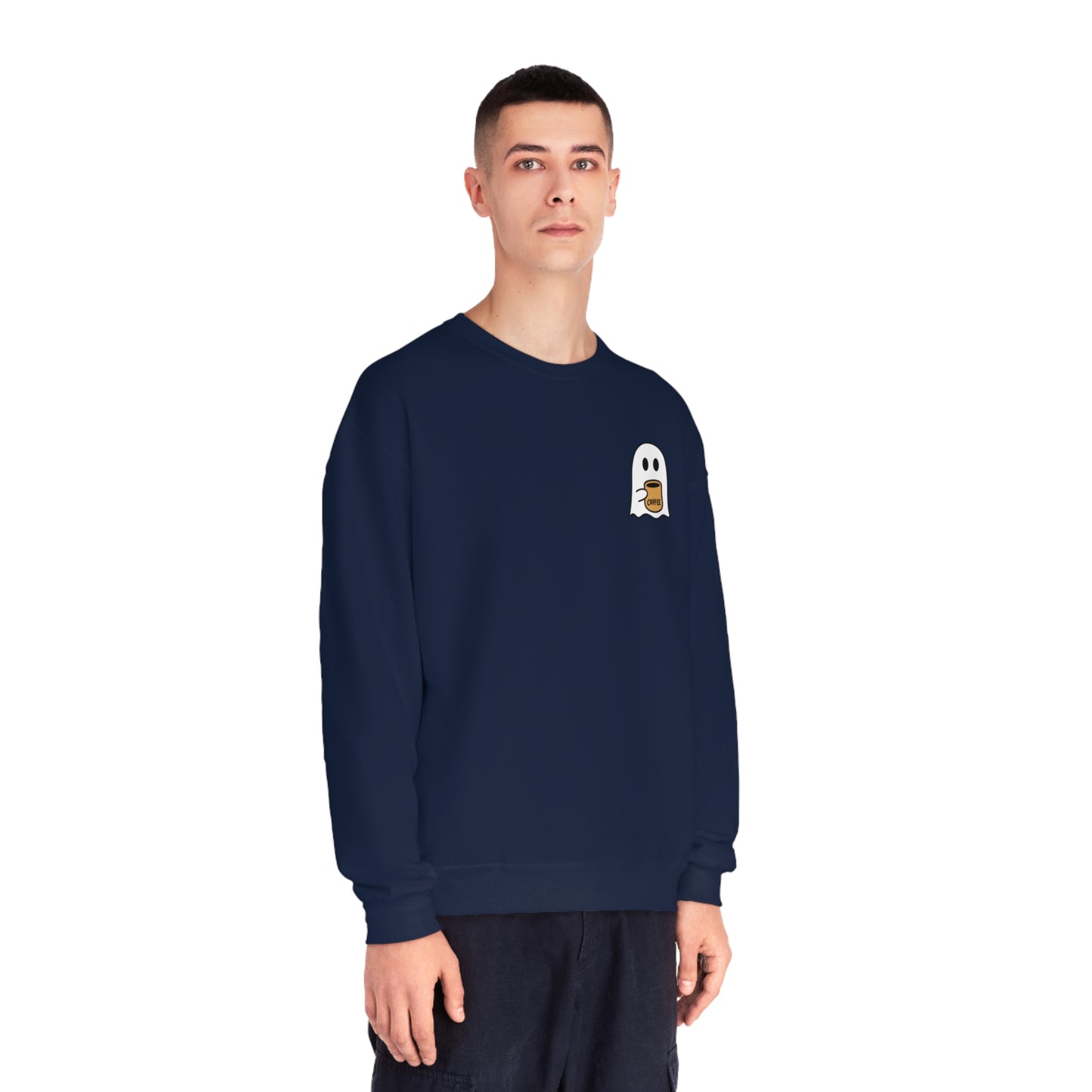 Coffee Ghost Pocket Sweatshirt