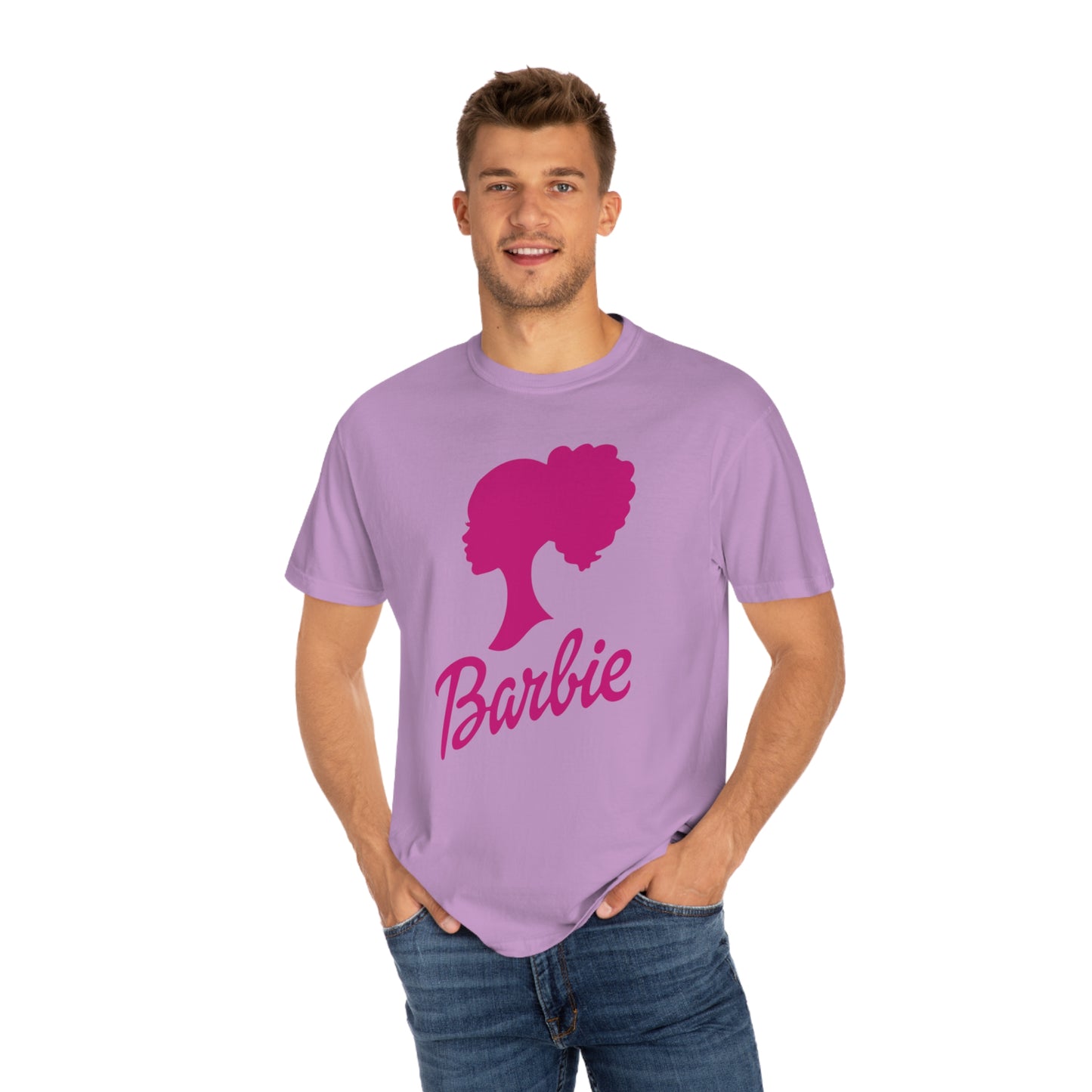 Curly Barbie Silhouette Tee