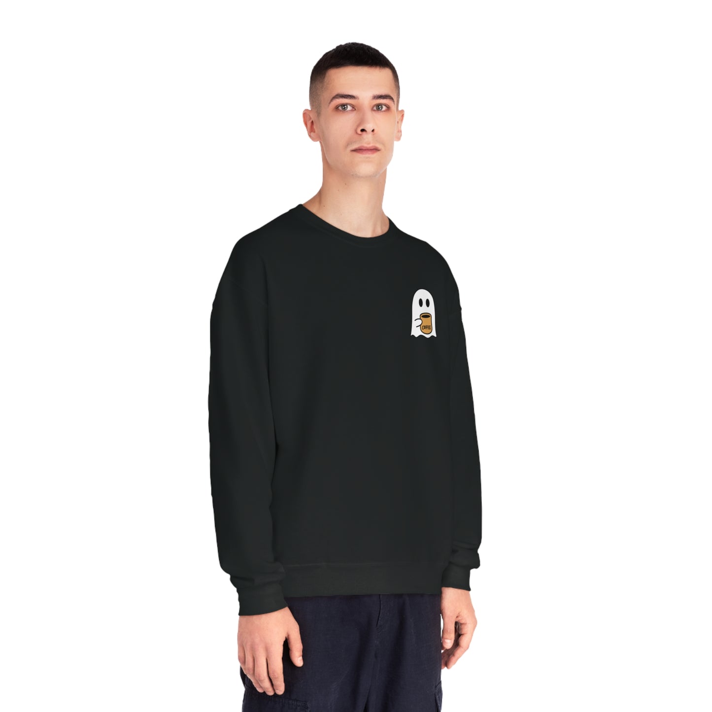 Coffee Ghost Pocket Sweatshirt