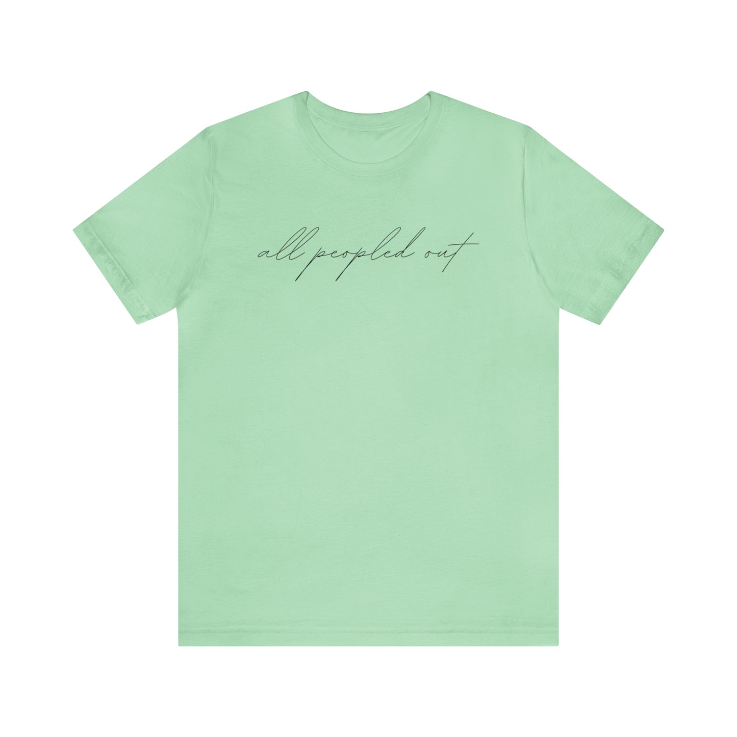 All Peopled Out Script