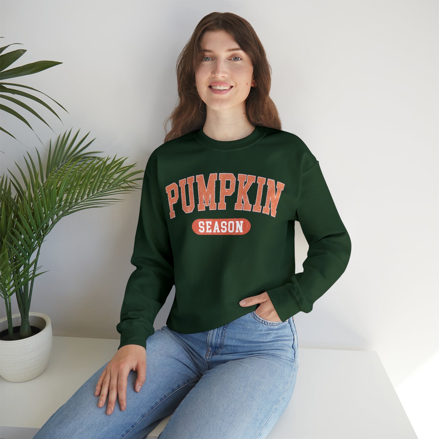 Pumpkin Season Block Sweatshirt