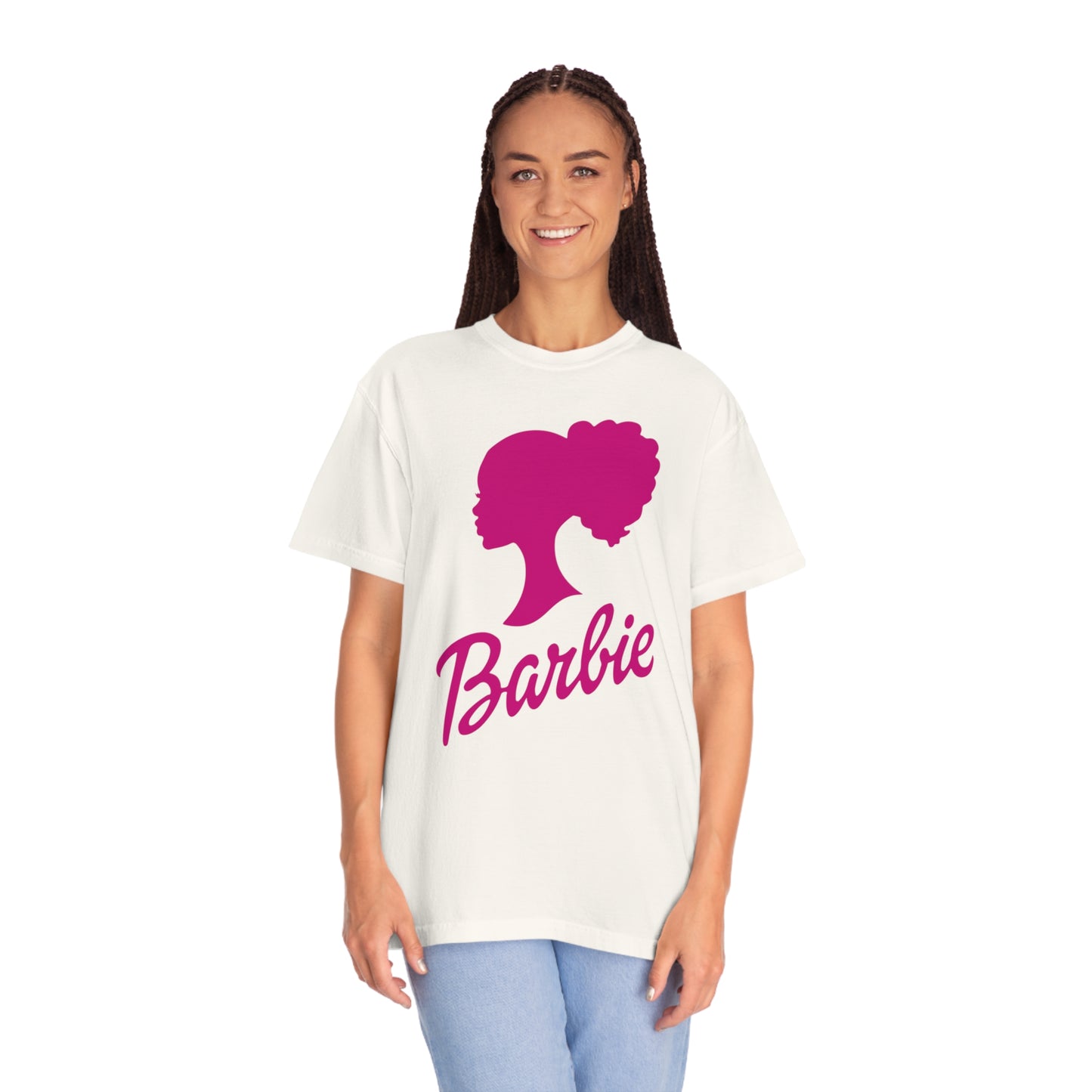 Curly Barbie Silhouette Tee