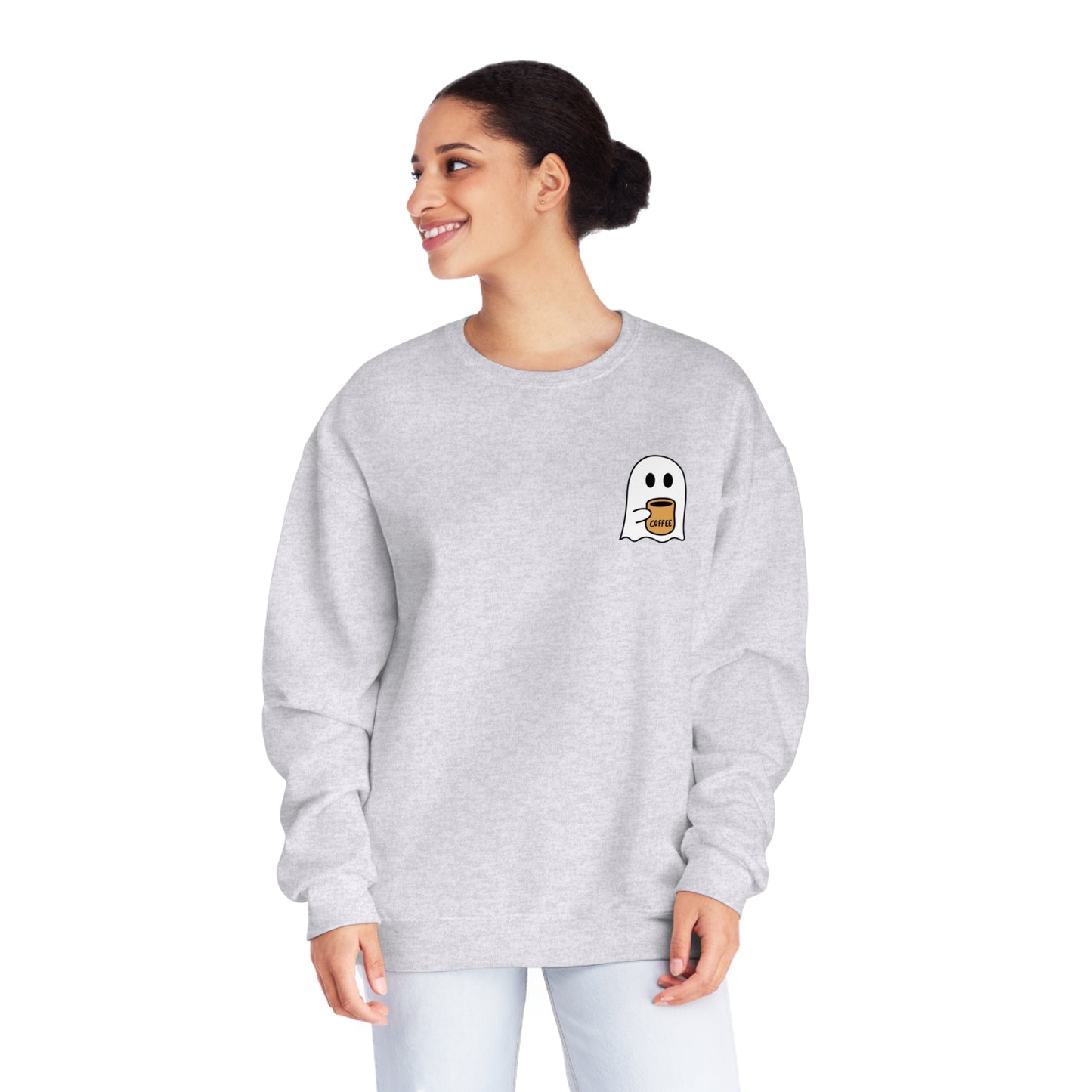 Coffee Ghost Pocket Sweatshirt