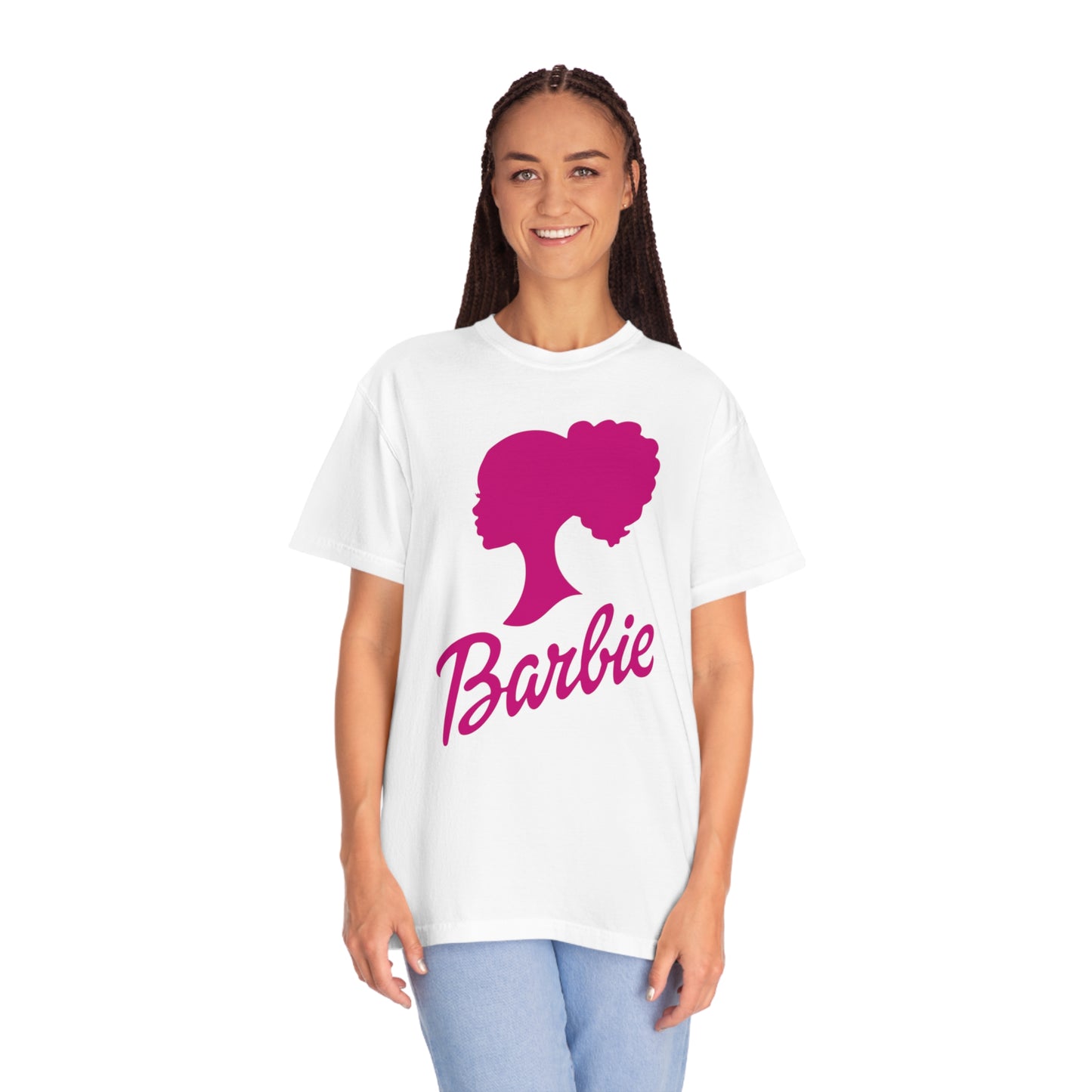 Curly Barbie Silhouette Tee