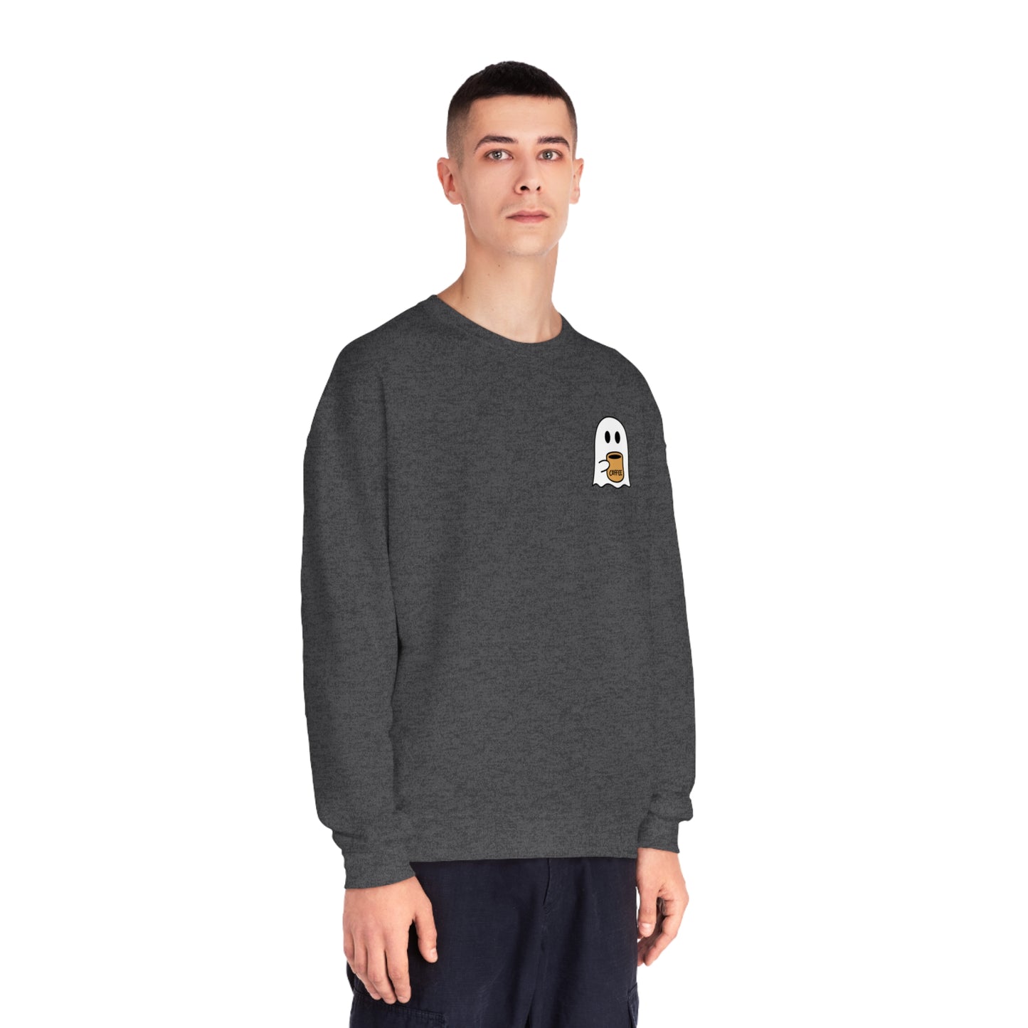 Coffee Ghost Pocket Sweatshirt