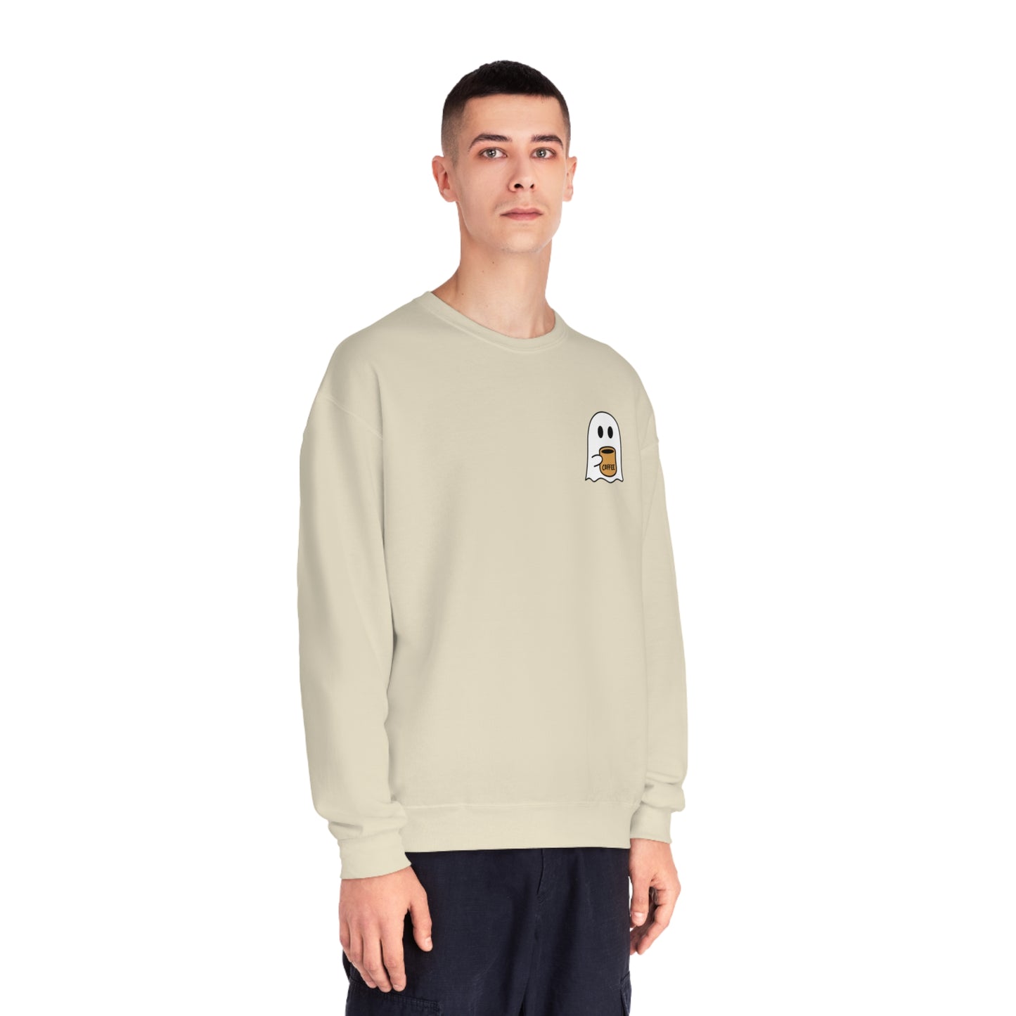 Coffee Ghost Pocket Sweatshirt