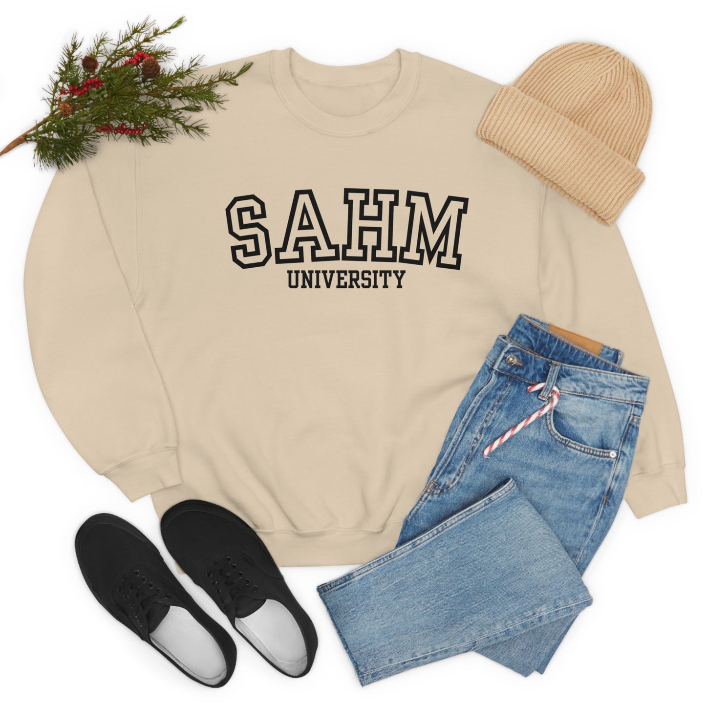 Stay At Home Mom U Sweatshirt