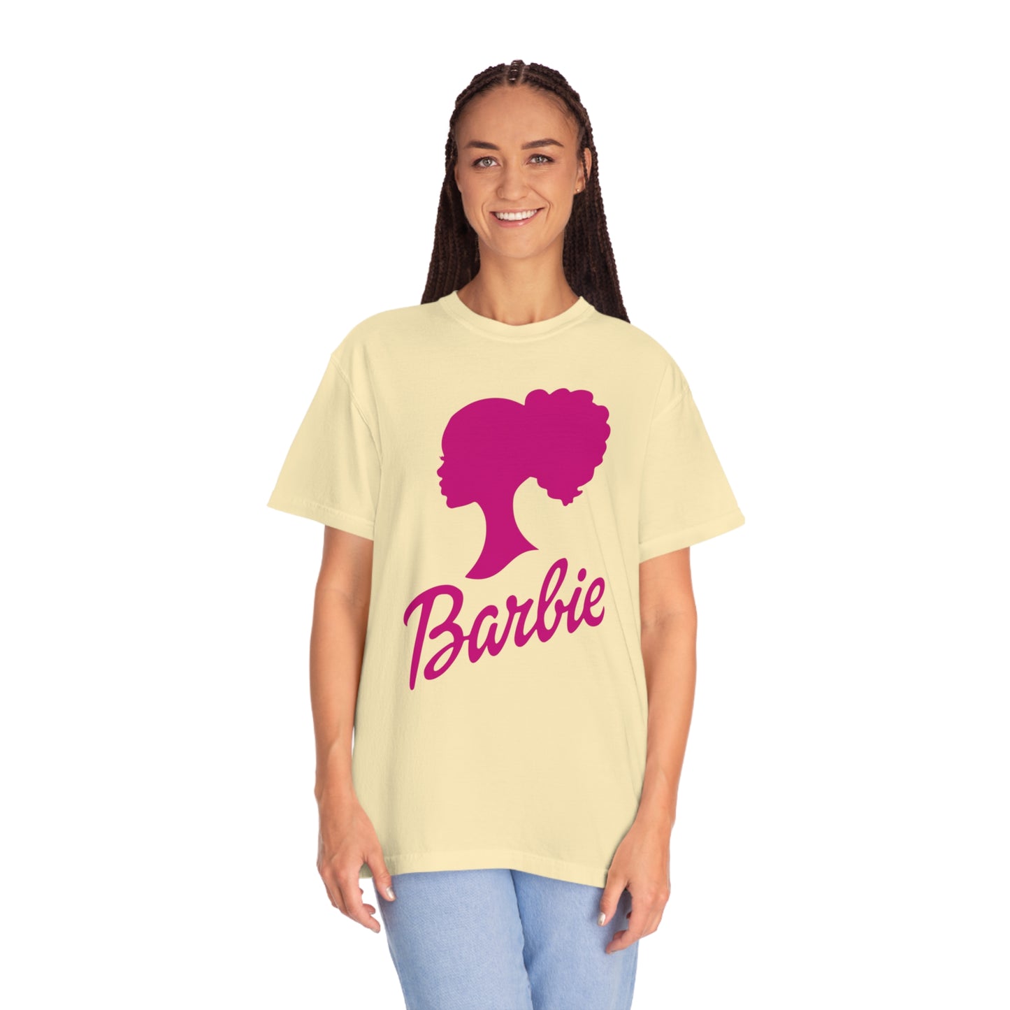 Curly Barbie Silhouette Tee