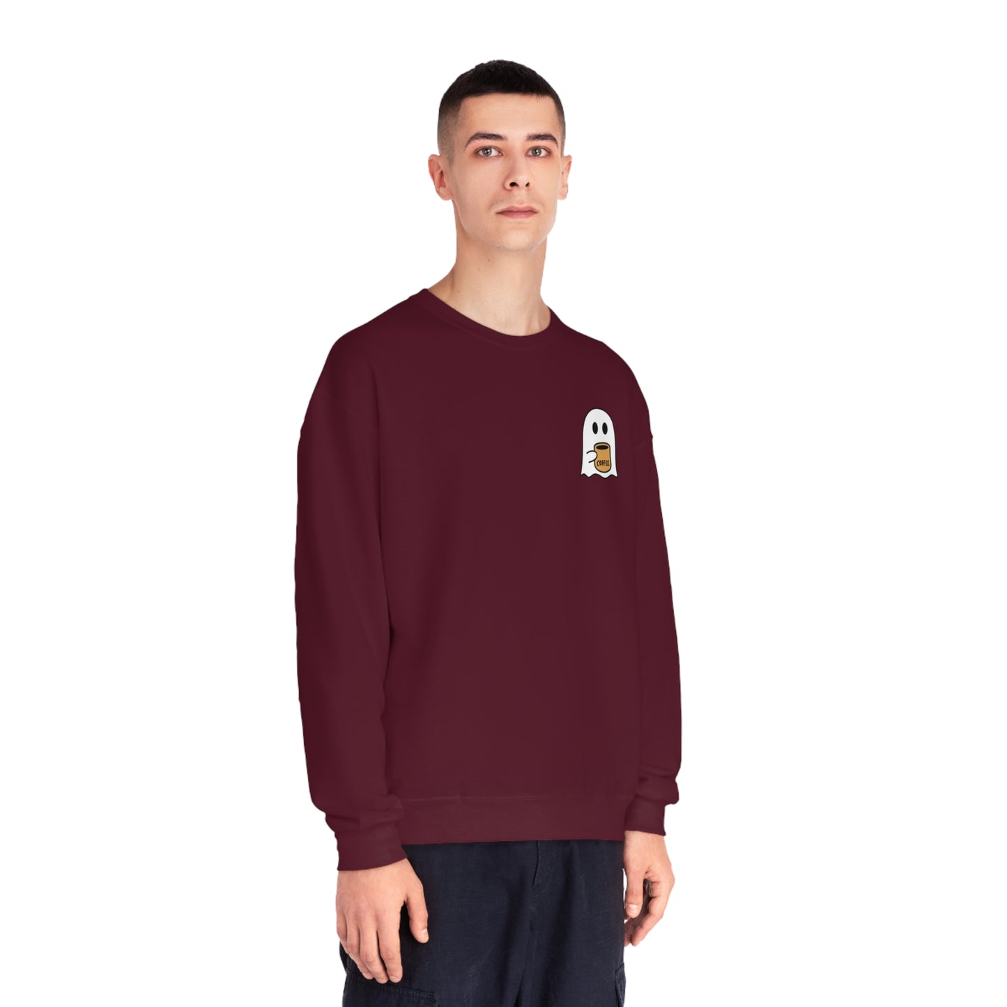 Coffee Ghost Pocket Sweatshirt