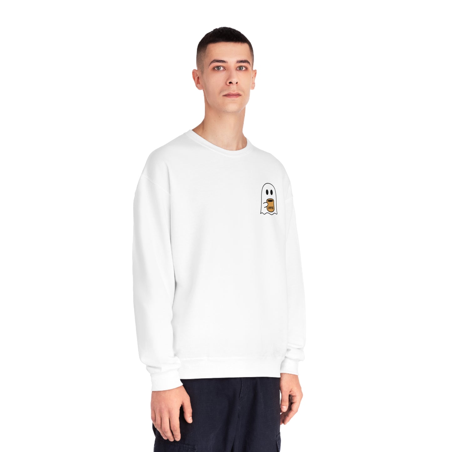 Coffee Ghost Pocket Sweatshirt