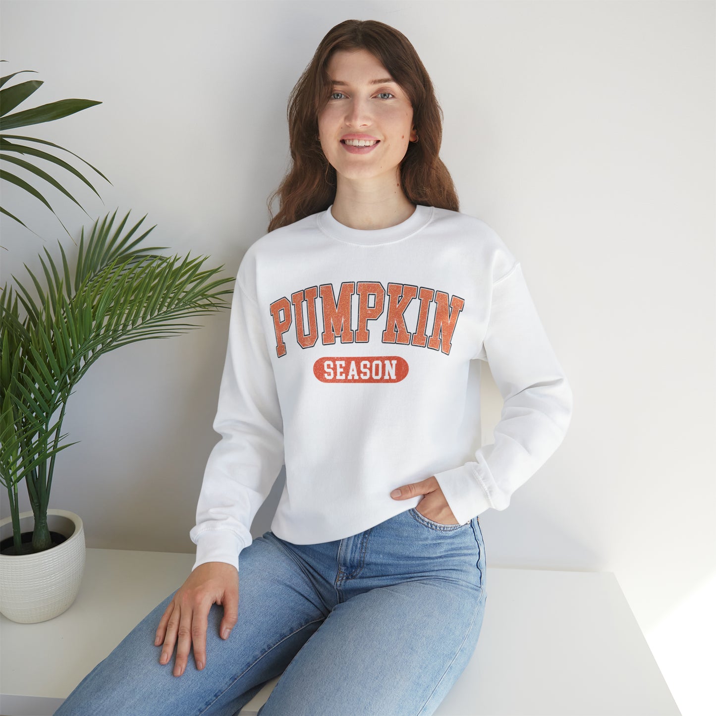 Pumpkin Season Block Sweatshirt