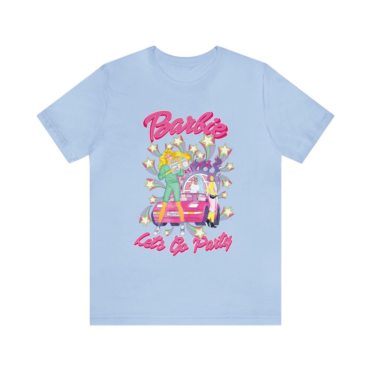 Oversized Barbie Party Graphic Tee