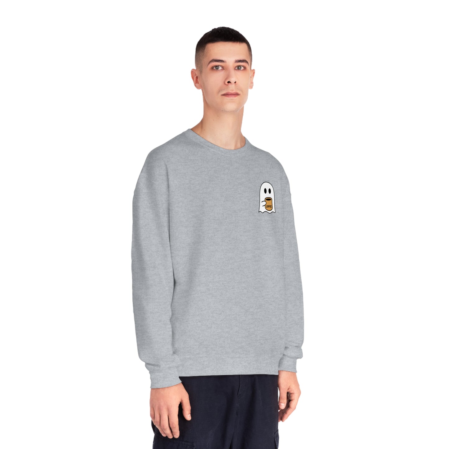 Coffee Ghost Pocket Sweatshirt