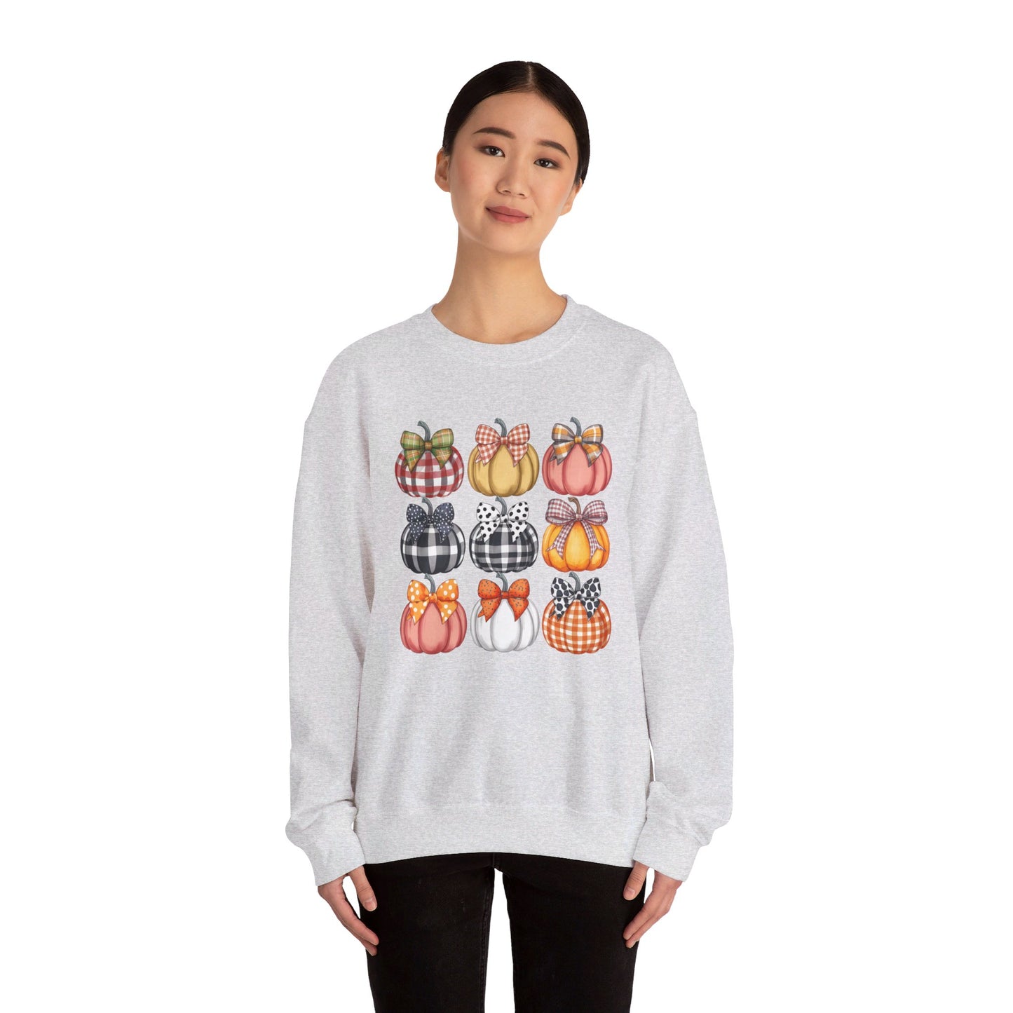 Pumpkin Bows Crewneck