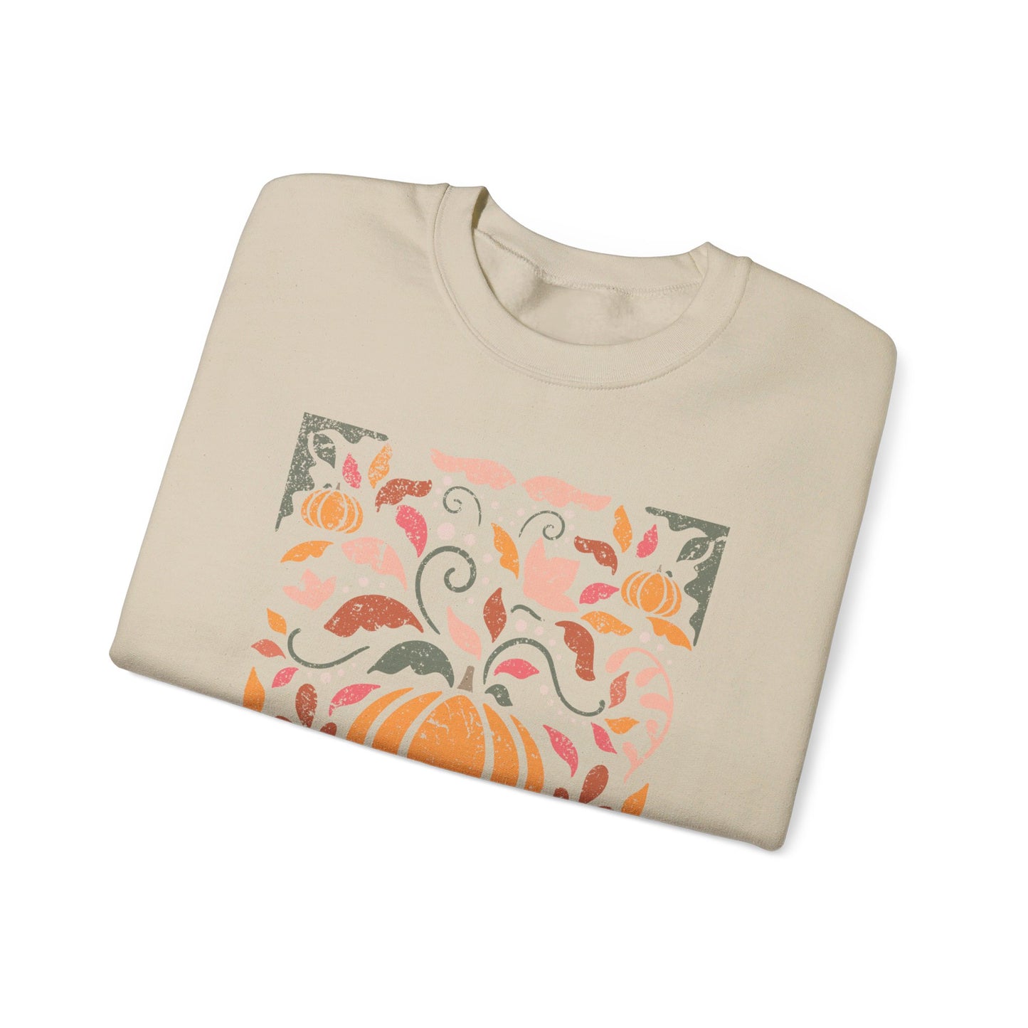 Abstract Pumpkin Crewneck
