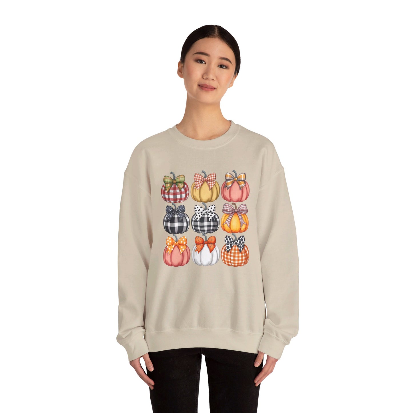 Pumpkin Bows Crewneck
