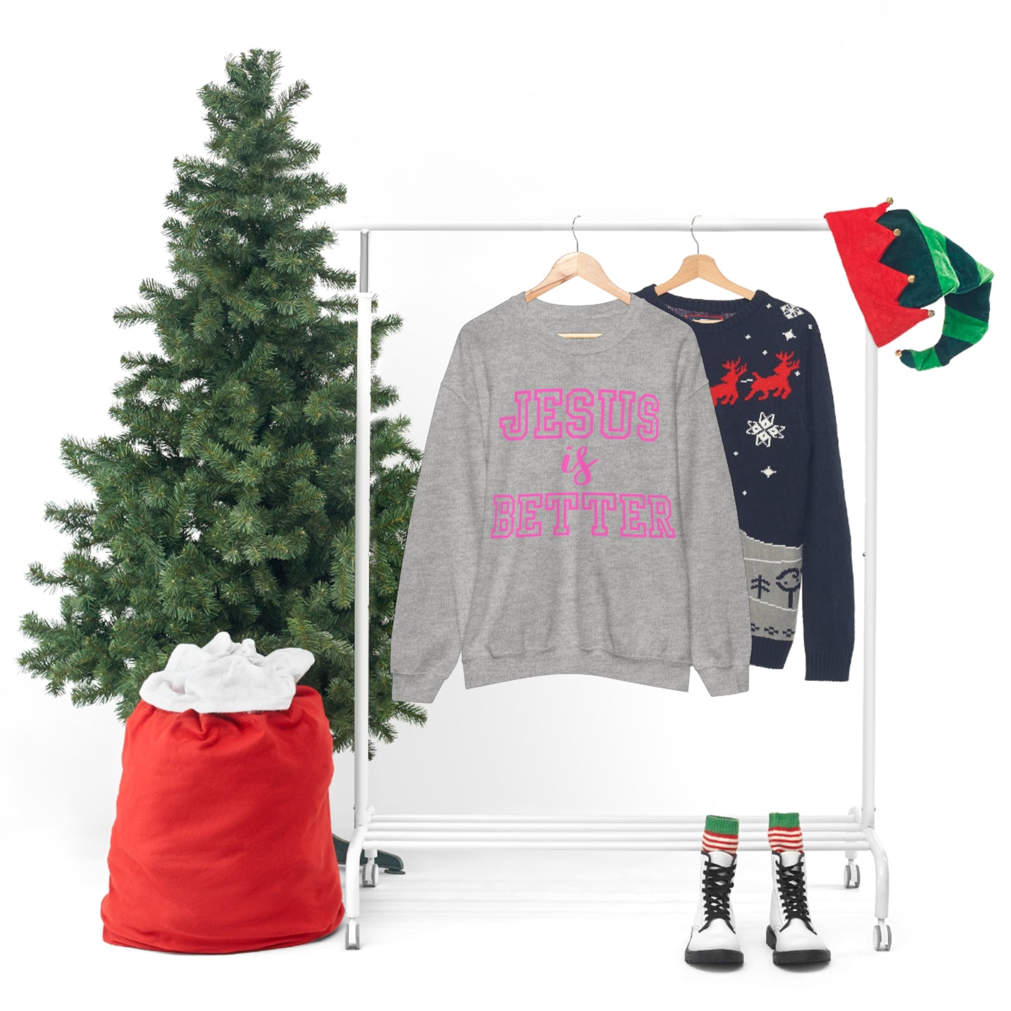 Jesus Is Better Block Sweatshirt