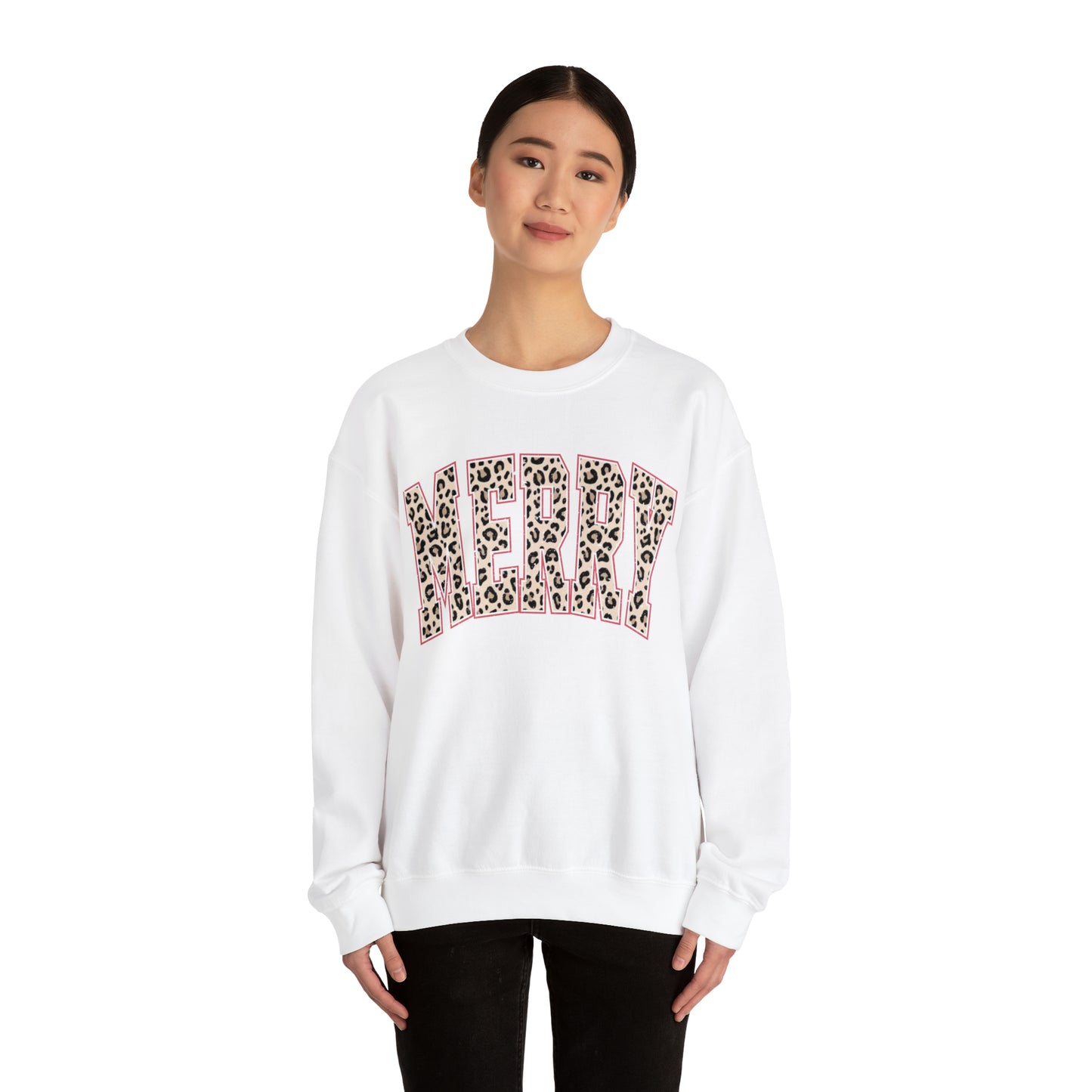 Merry Leopard Sweatshirt