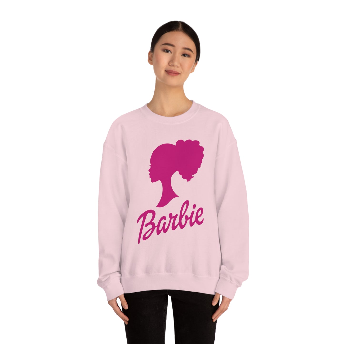 Curly Barbie Silhouette Sweatshirt