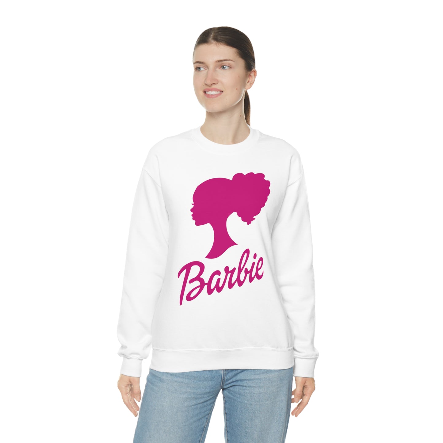 Curly Barbie Silhouette Sweatshirt