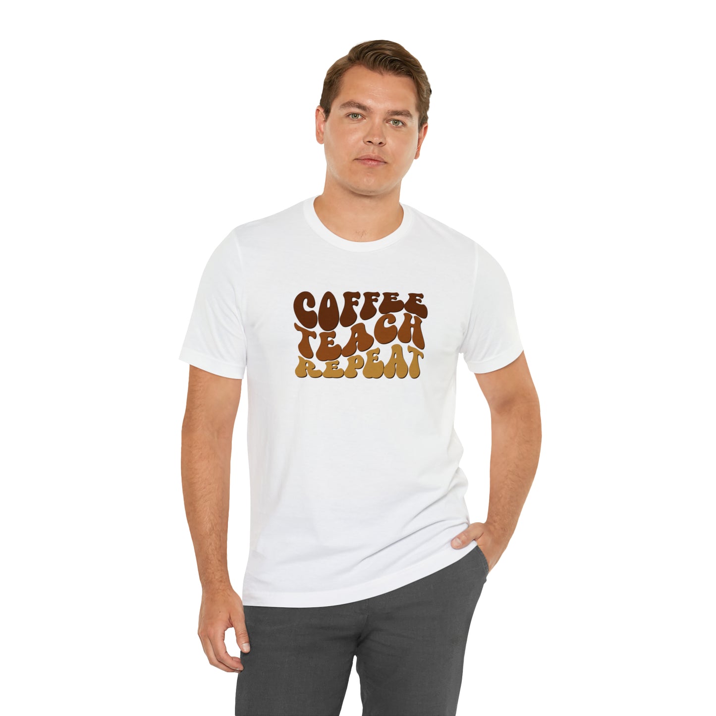 Coffee Teach Repeat Tee