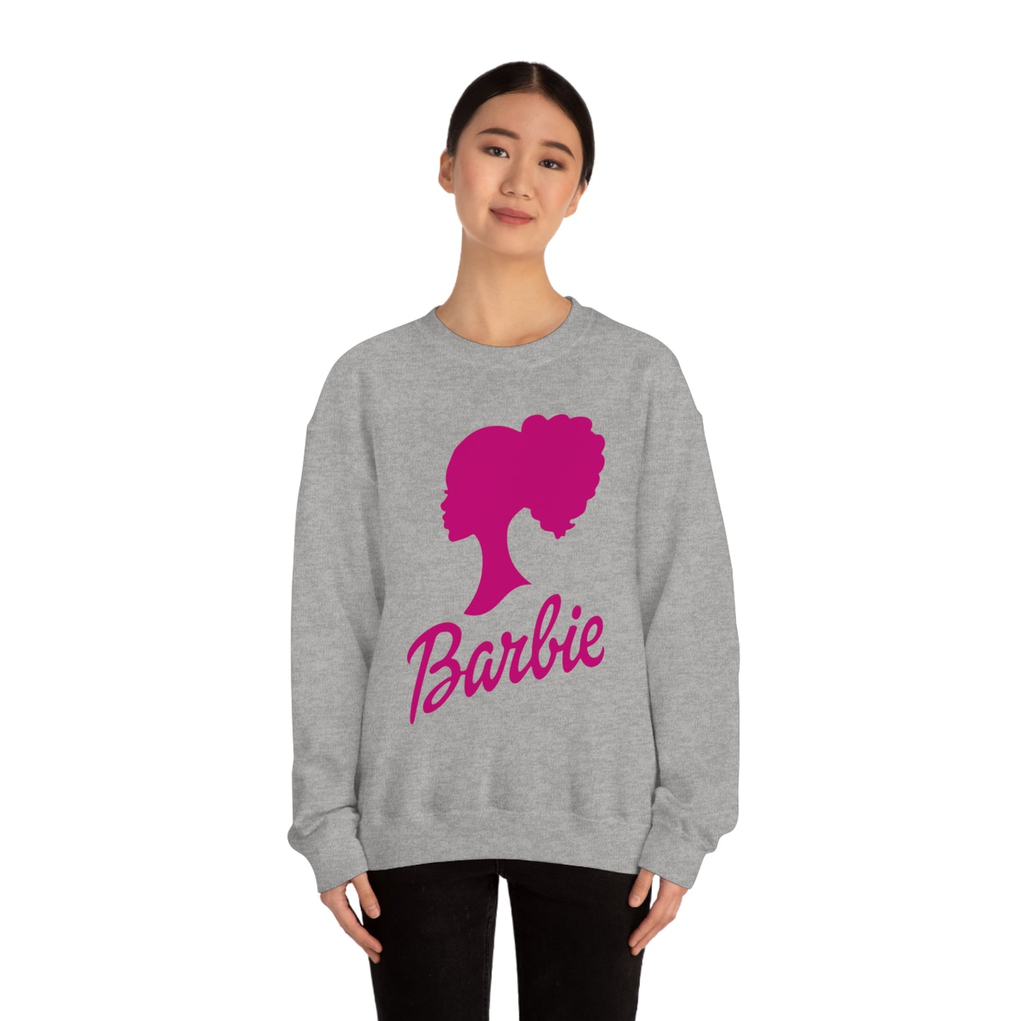 Curly Barbie Silhouette Sweatshirt