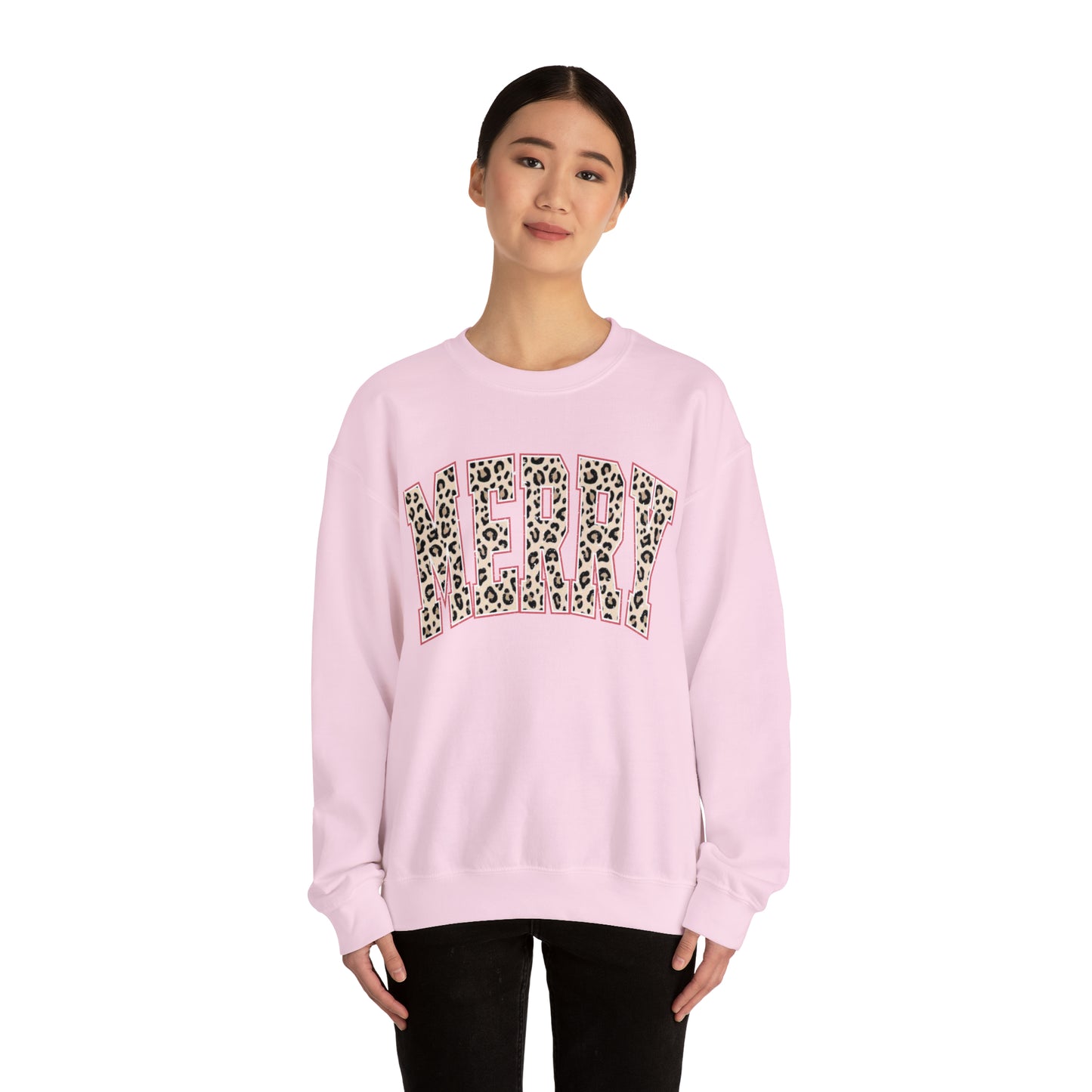 Merry Leopard Sweatshirt