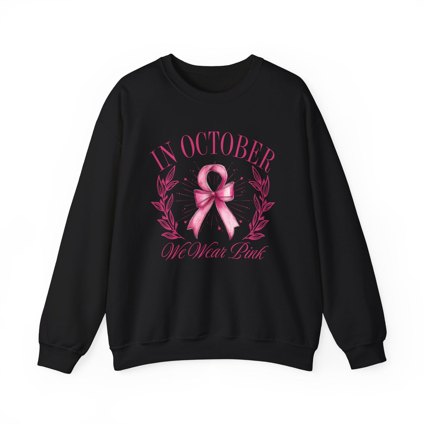 October Ribbon Crewneck