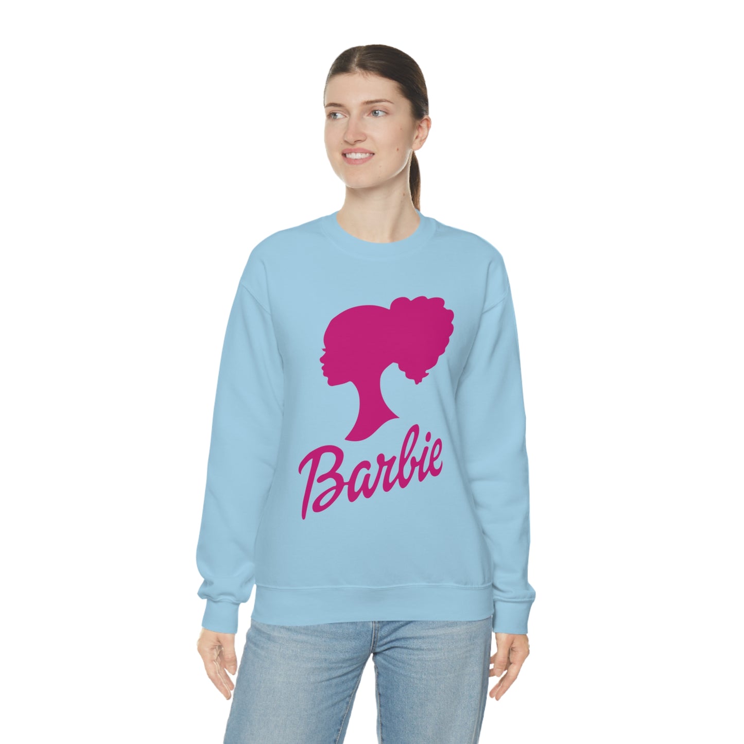 Curly Barbie Silhouette Sweatshirt