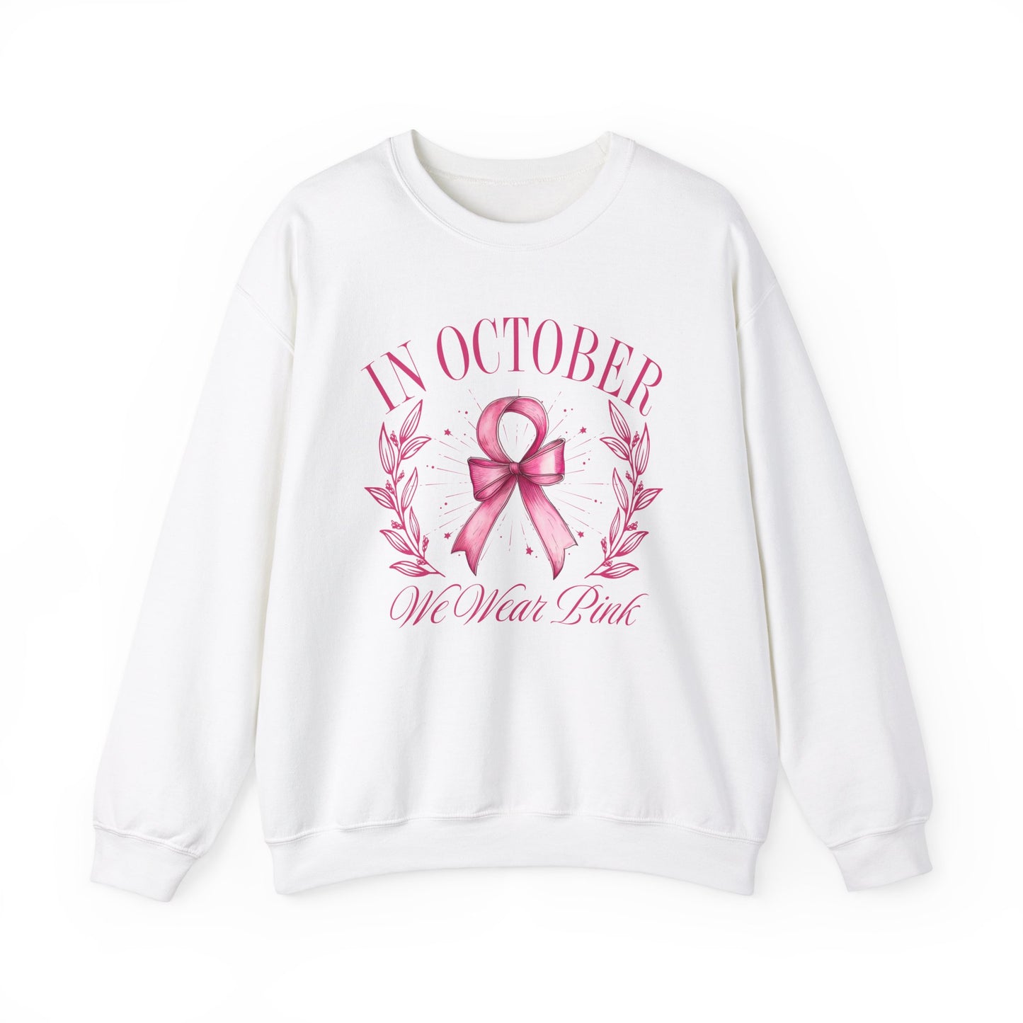 October Ribbon Crewneck