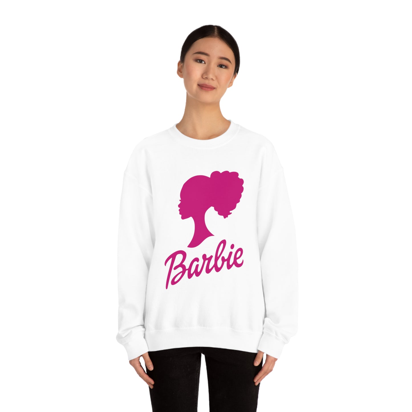 Curly Barbie Silhouette Sweatshirt