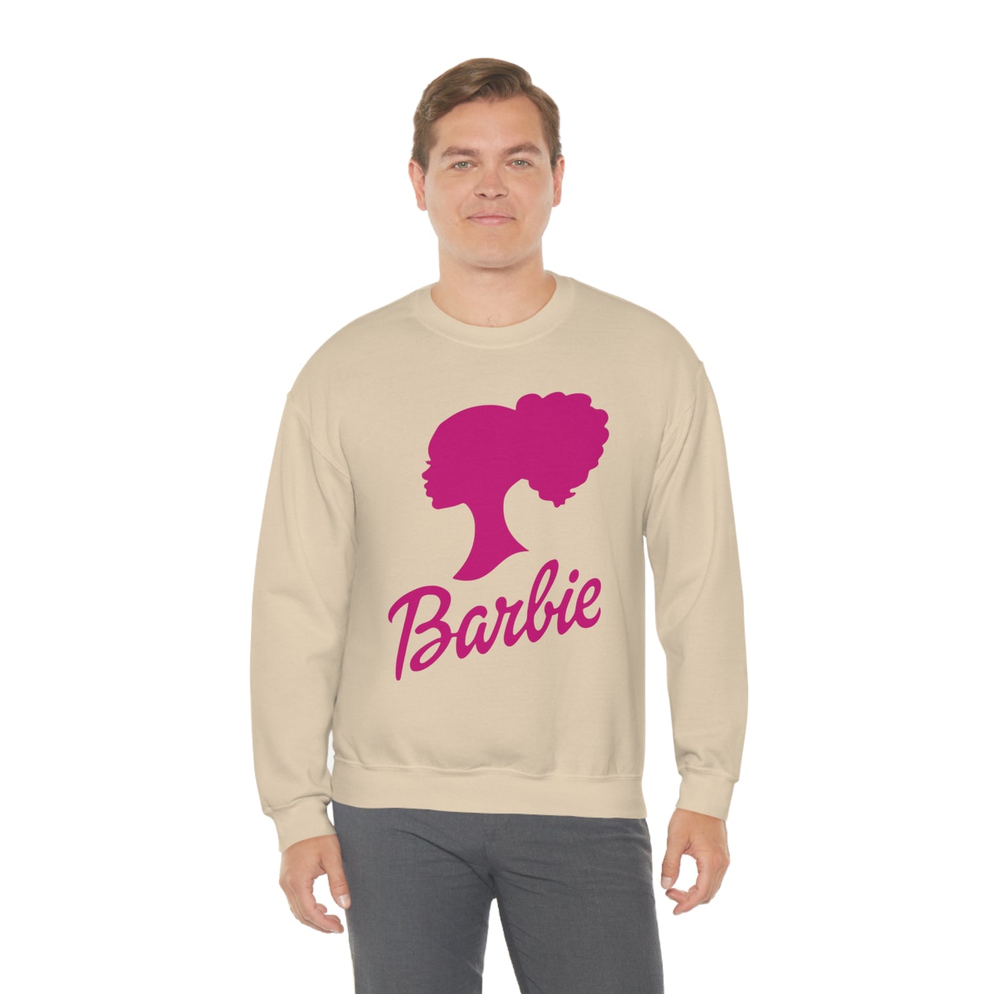 Curly Barbie Silhouette Sweatshirt