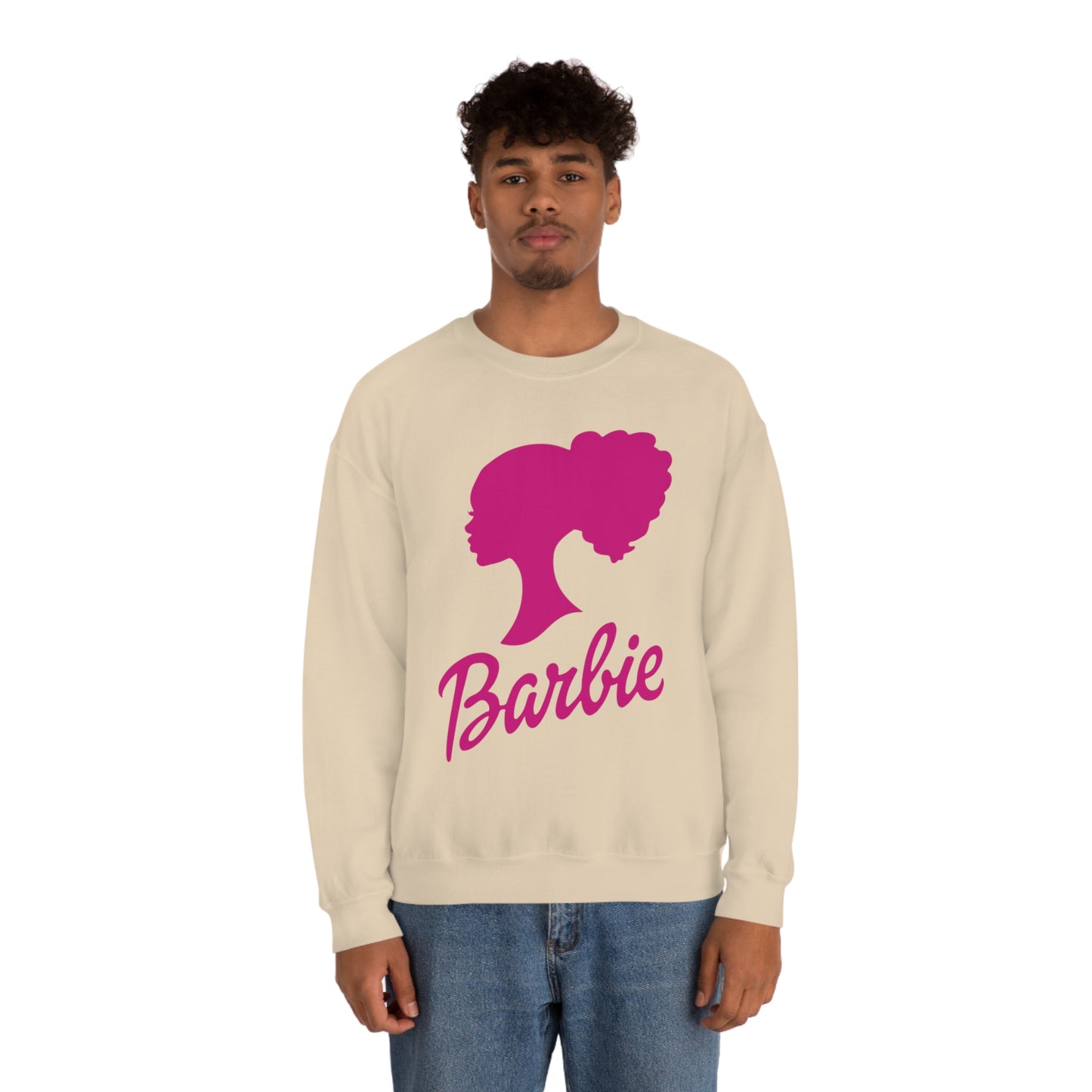 Curly Barbie Silhouette Sweatshirt