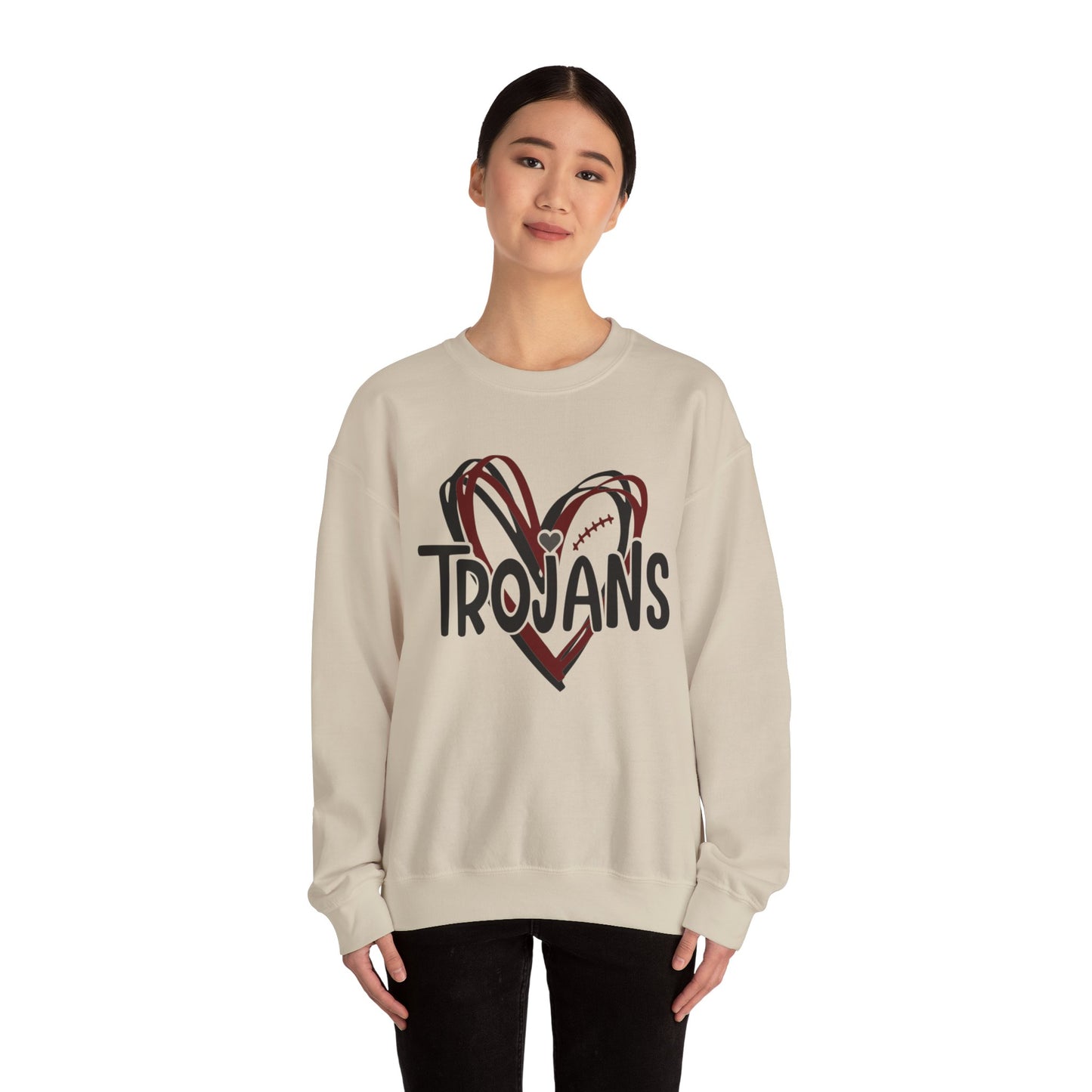 Trojans Love Crewneck